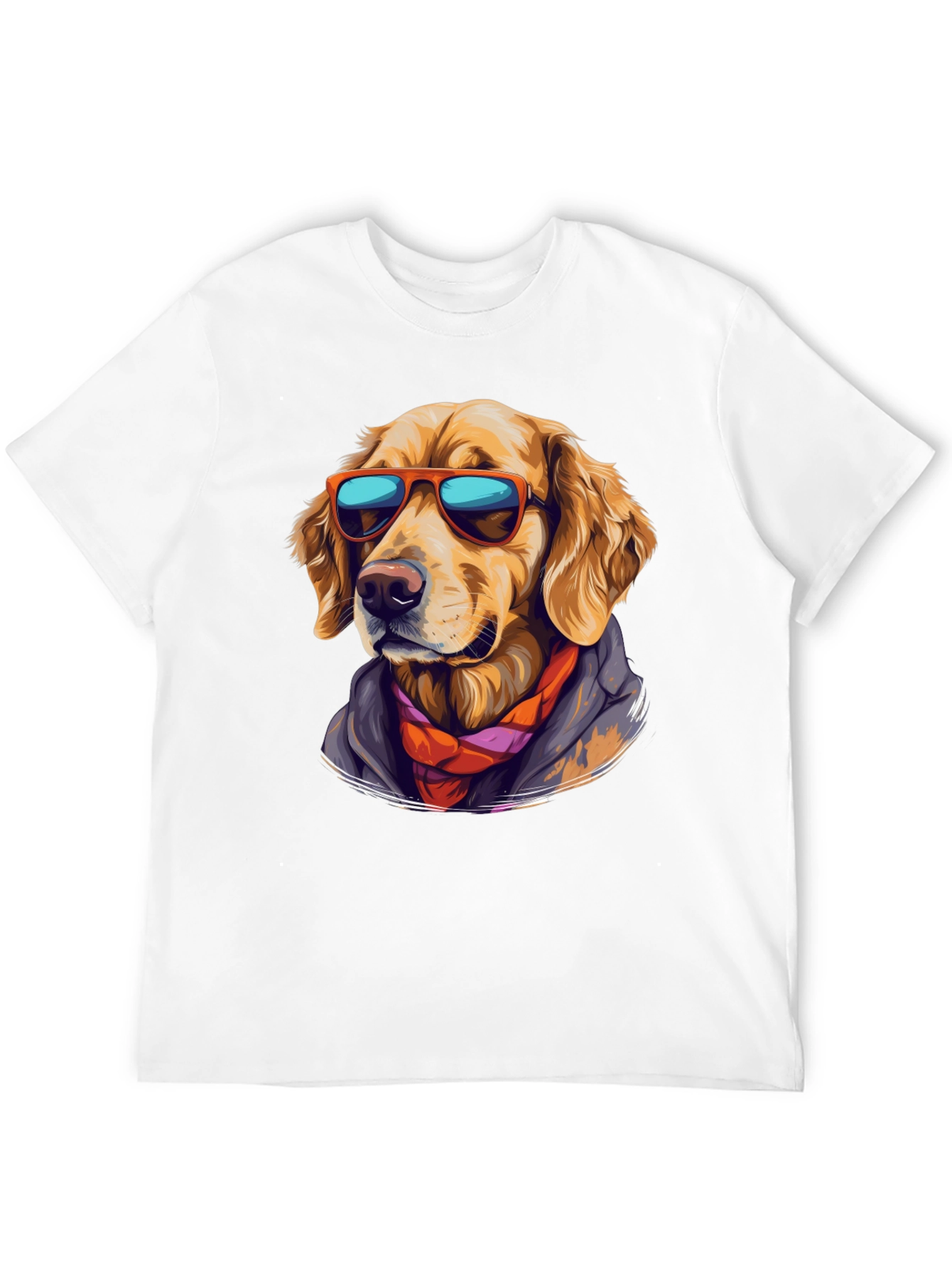 Cool Dog Graphic T-Shirt - Stylish Canine Design