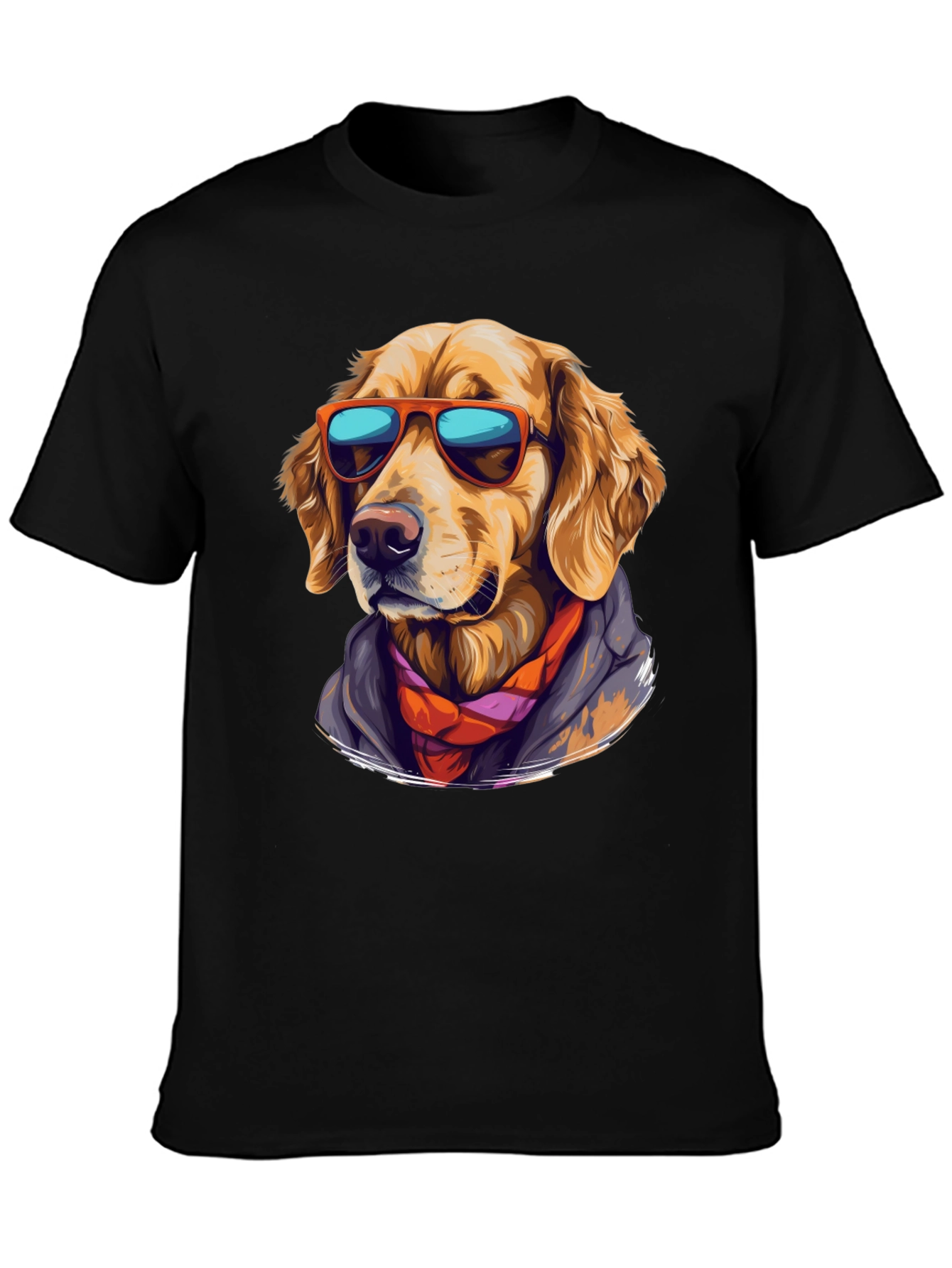 Cool Dog Graphic T-Shirt - Stylish Canine Design