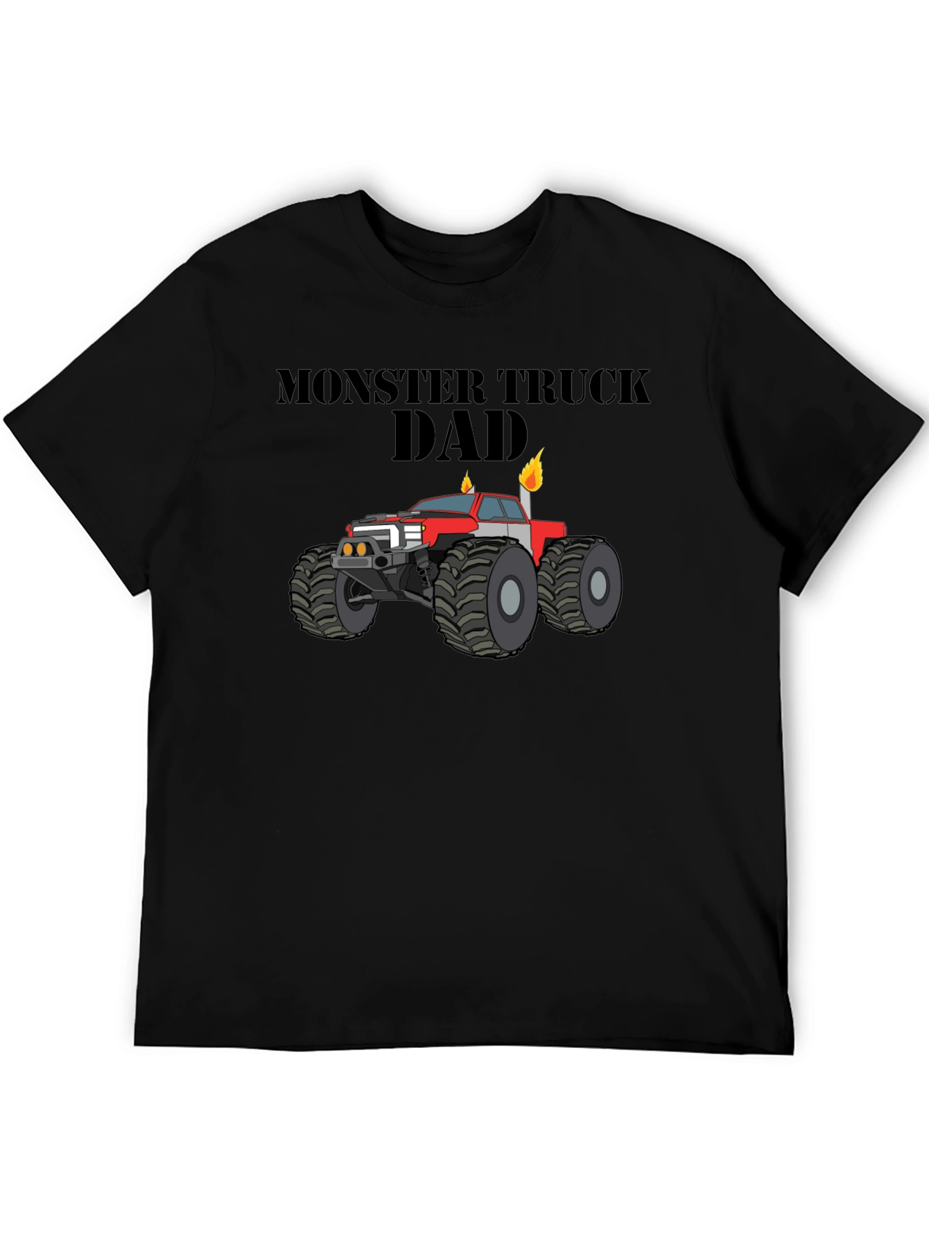Monster Truck Dad Graphic T-Shirt