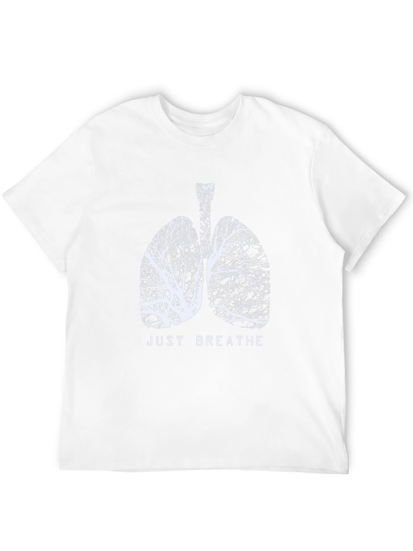 Just Breathe Tree Lungs Black T-Shirt