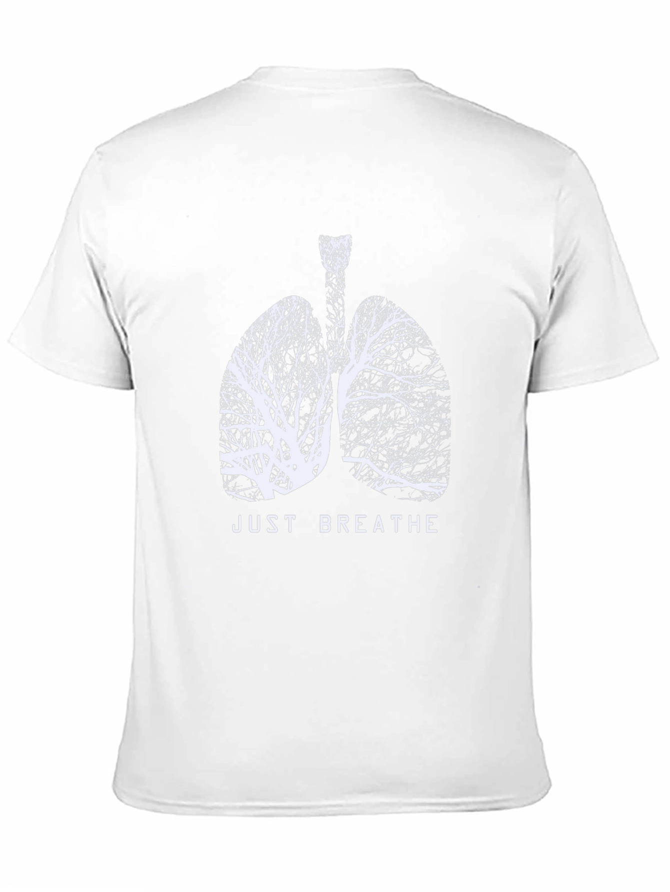 Just Breathe Tree Lungs Black T-Shirt