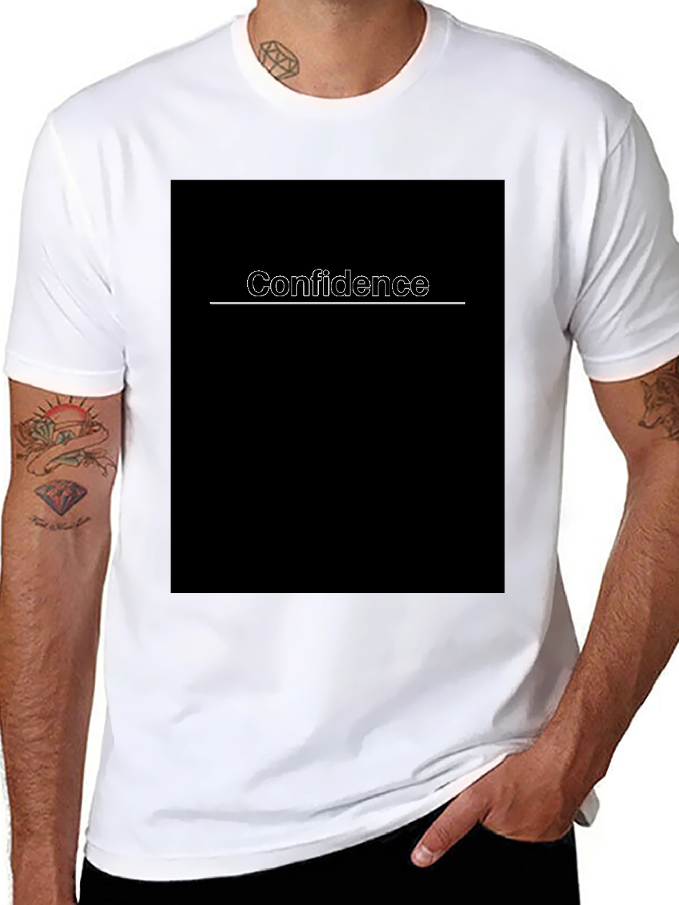 Confidence Graphic Print Tee