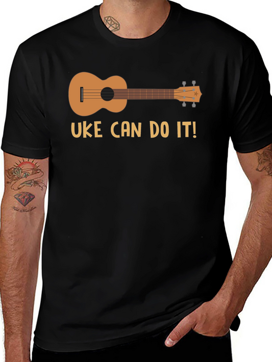 Uke Can Do It T-Shirt - Ukulele Graphic Tee