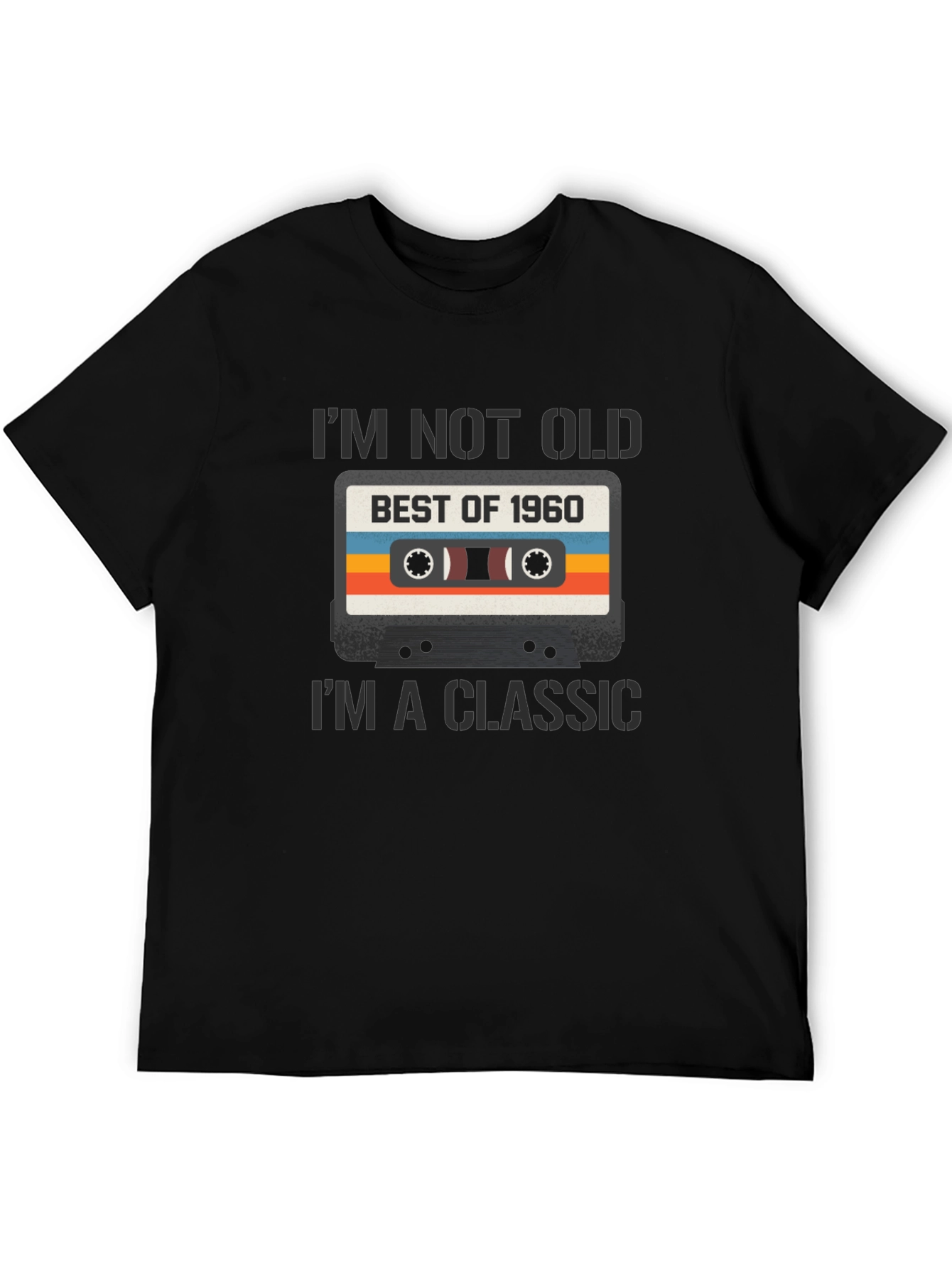 Retro Best of 1960 Cassette Tape Graphic T-Shirt