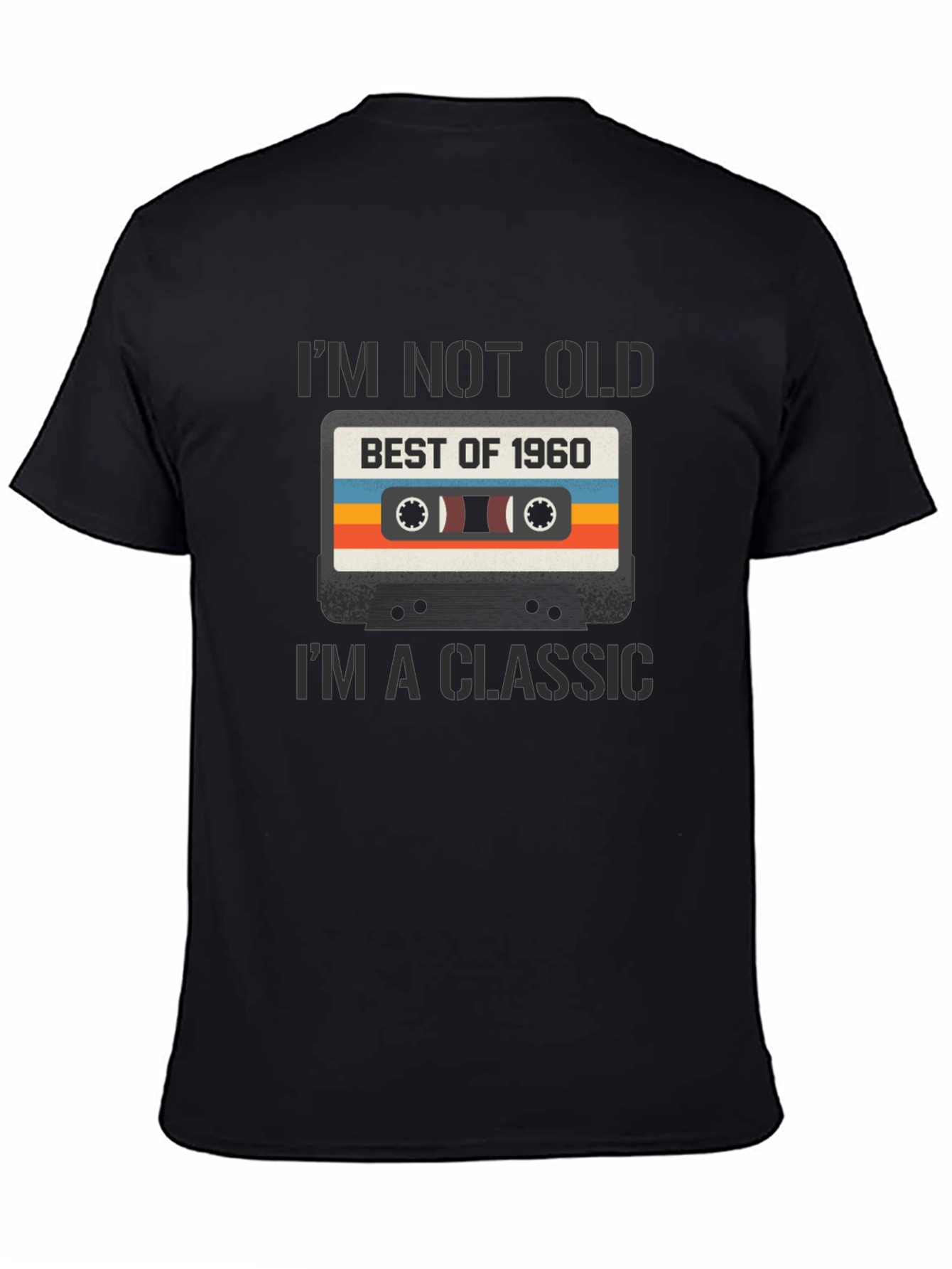 Retro Best of 1960 Cassette Tape Graphic T-Shirt