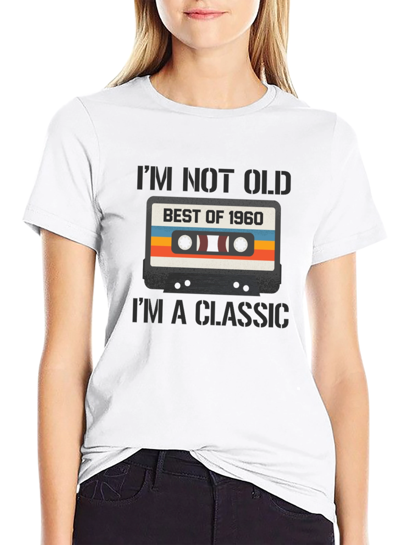 Retro Best of 1960 Cassette Tape Graphic T-Shirt