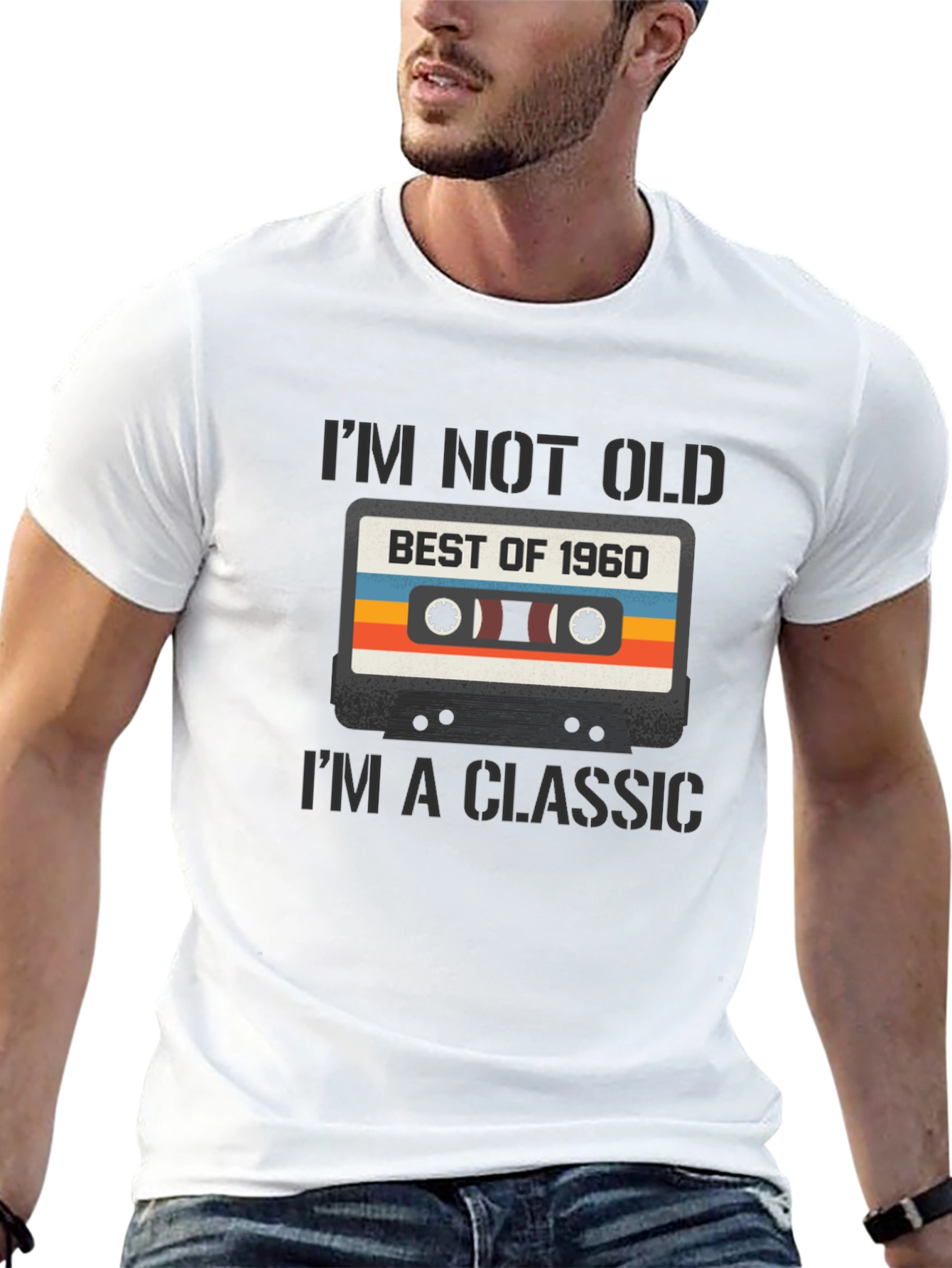 Retro Best of 1960 Cassette Tape Graphic T-Shirt