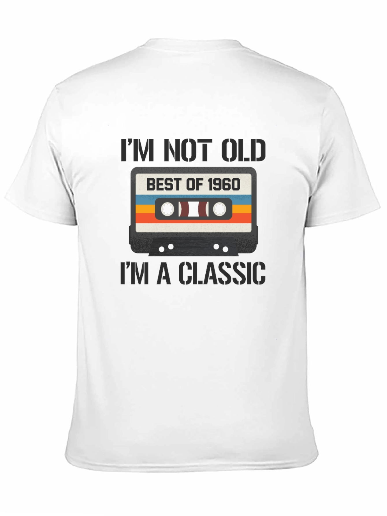 Retro Best of 1960 Cassette Tape Graphic T-Shirt