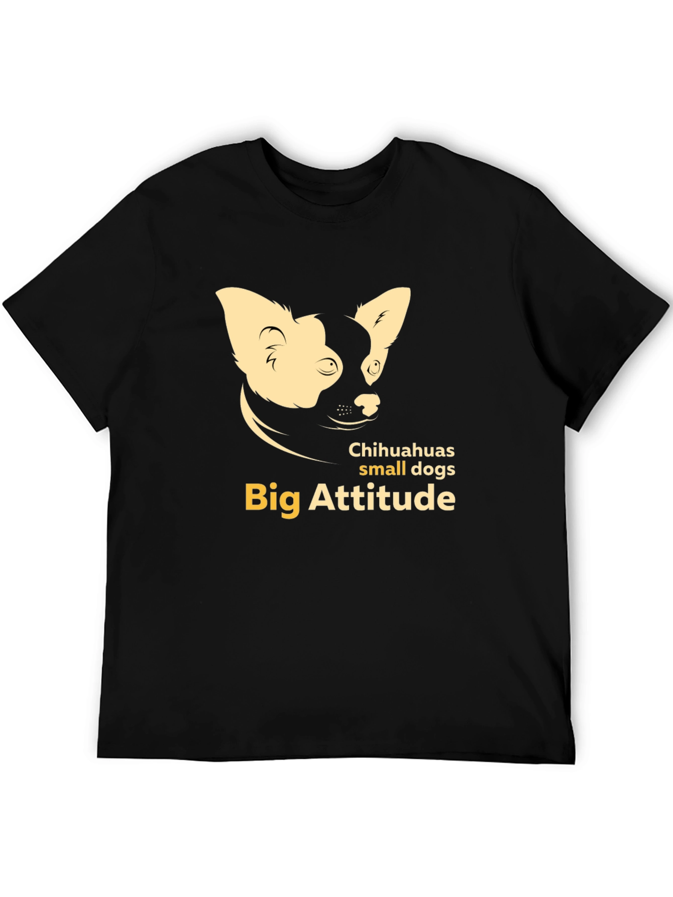 Chihuahua Big Attitude Graphic Tee