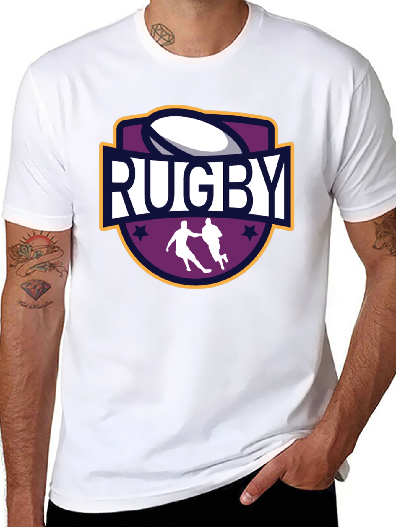 Rugby Graphic T-Shirt - Sportswear Tee