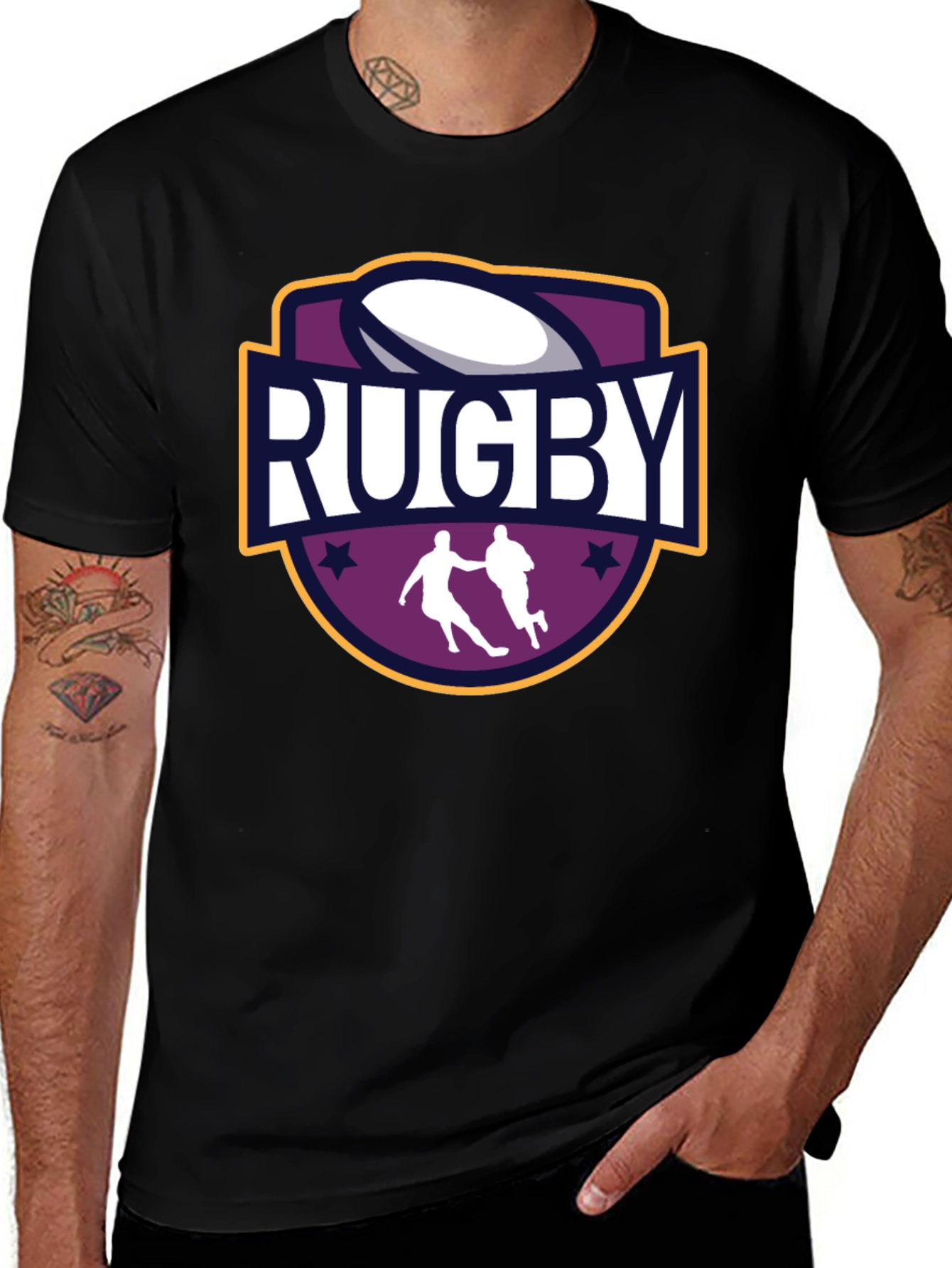 Rugby Graphic T-Shirt - Sportswear Tee