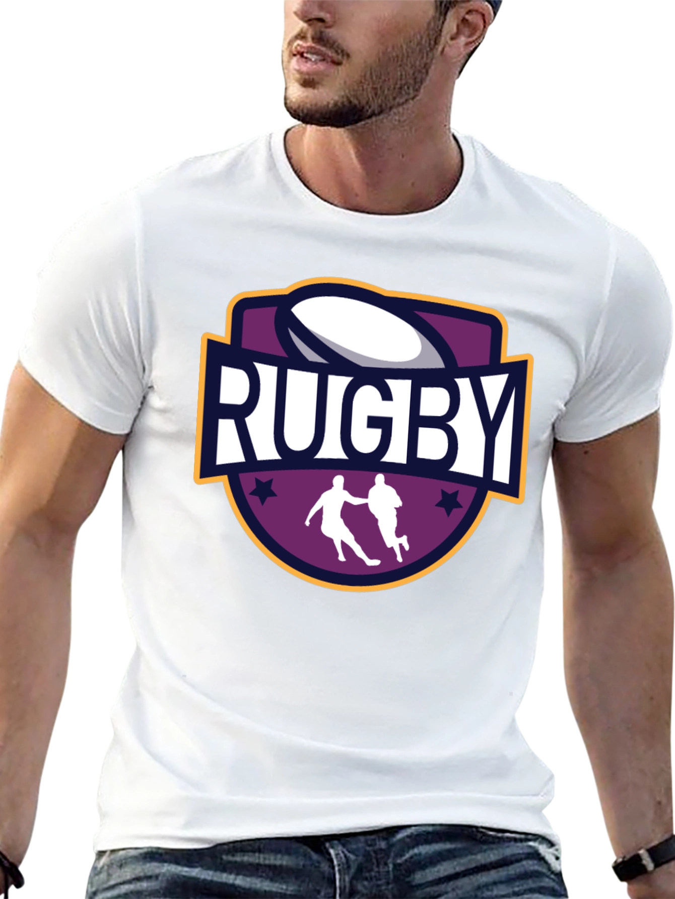 Rugby Graphic T-Shirt - Sportswear Tee