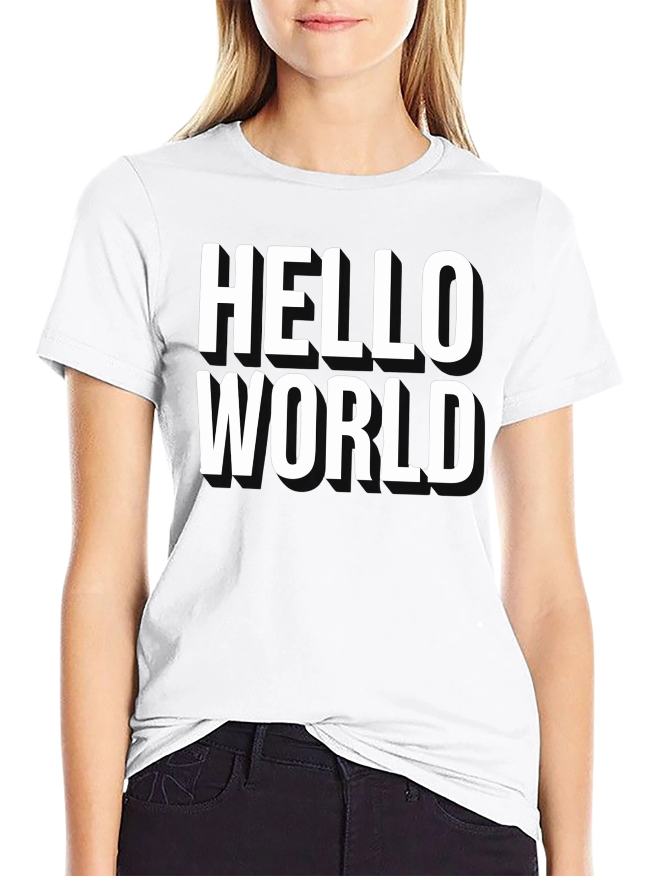 Hello World T-Shirt - Classic Programmer Tee