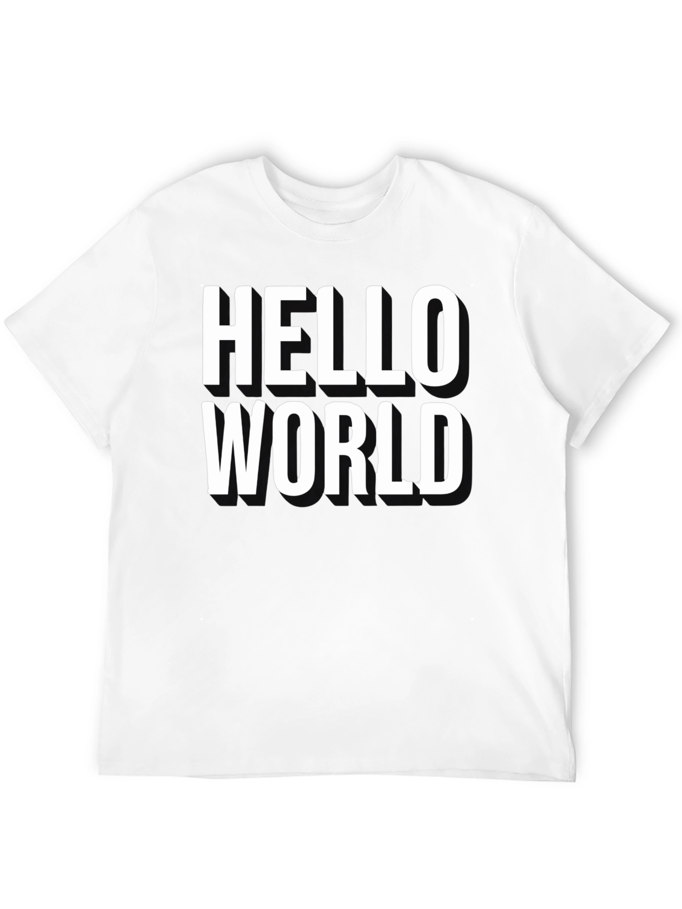 Hello World T-Shirt - Classic Programmer Tee