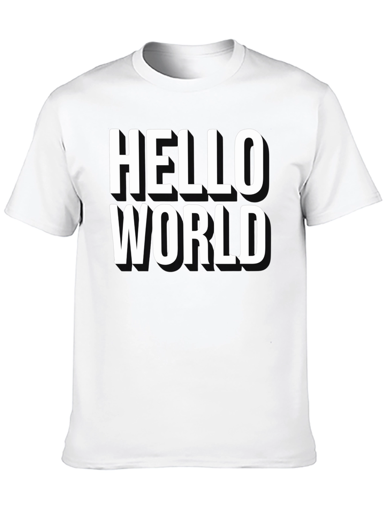 Hello World T-Shirt - Classic Programmer Tee