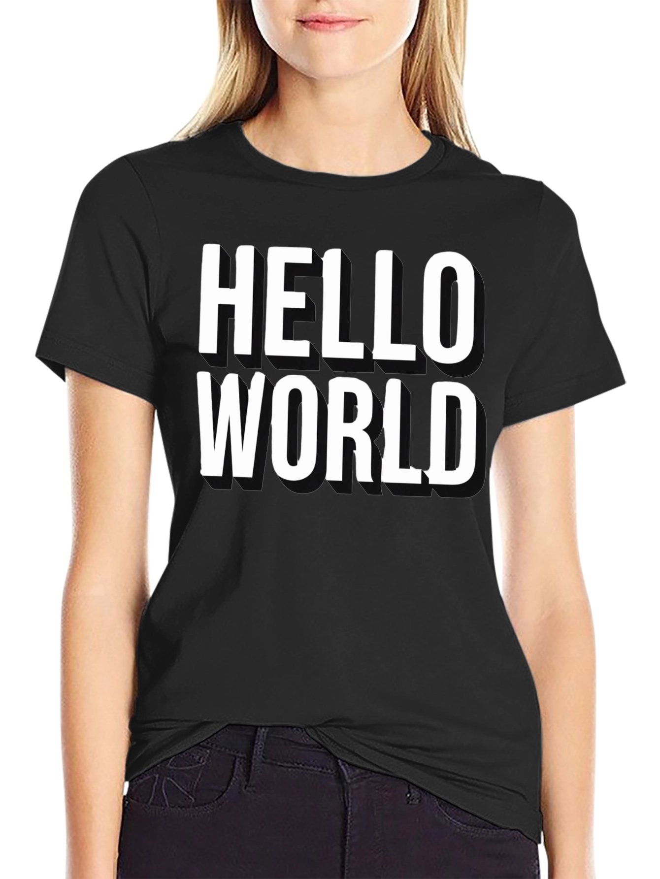Hello World T-Shirt - Classic Programmer Tee