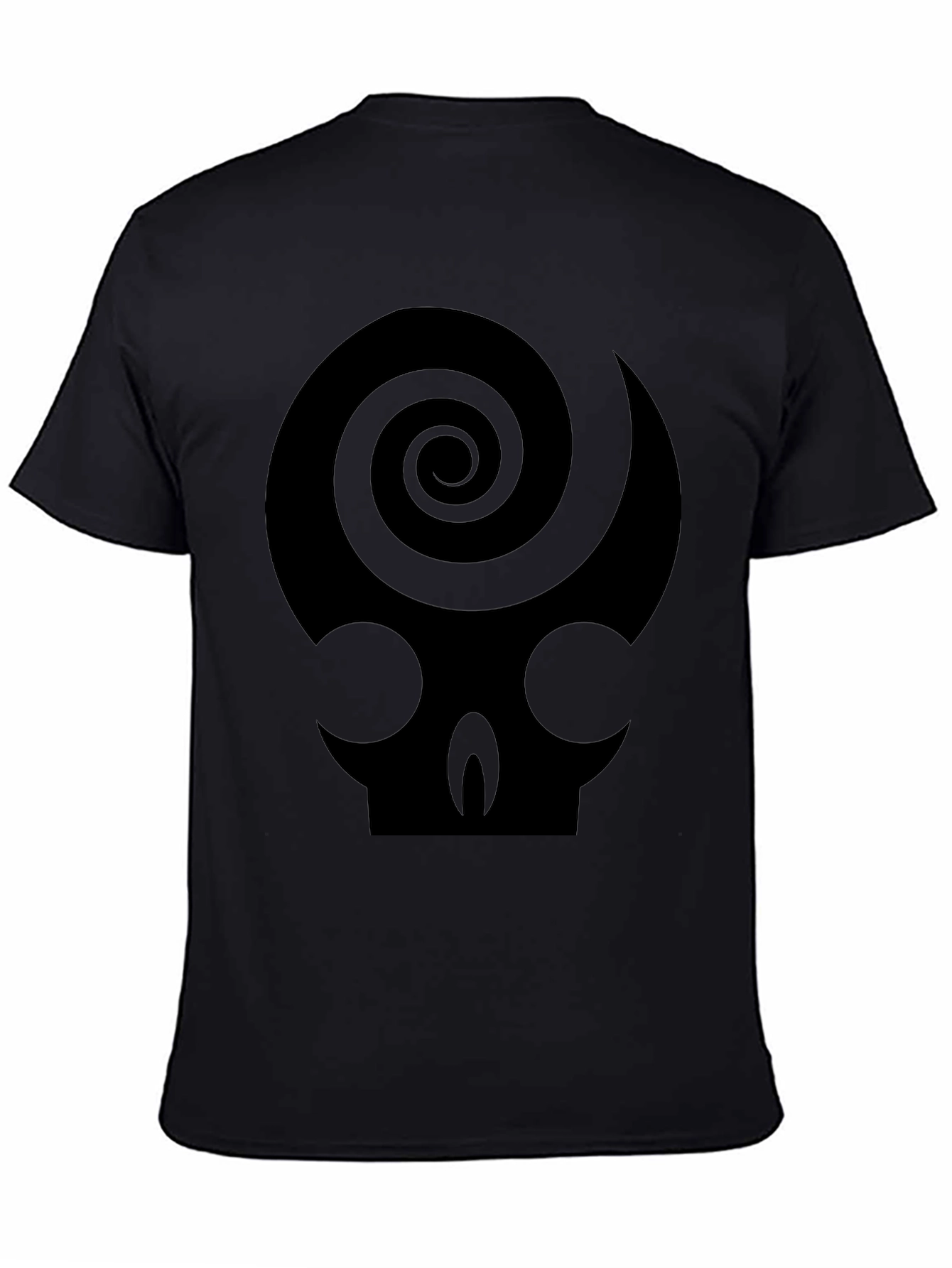 Skull Spiral Graphic Tee - Dark Humor T-Shirt