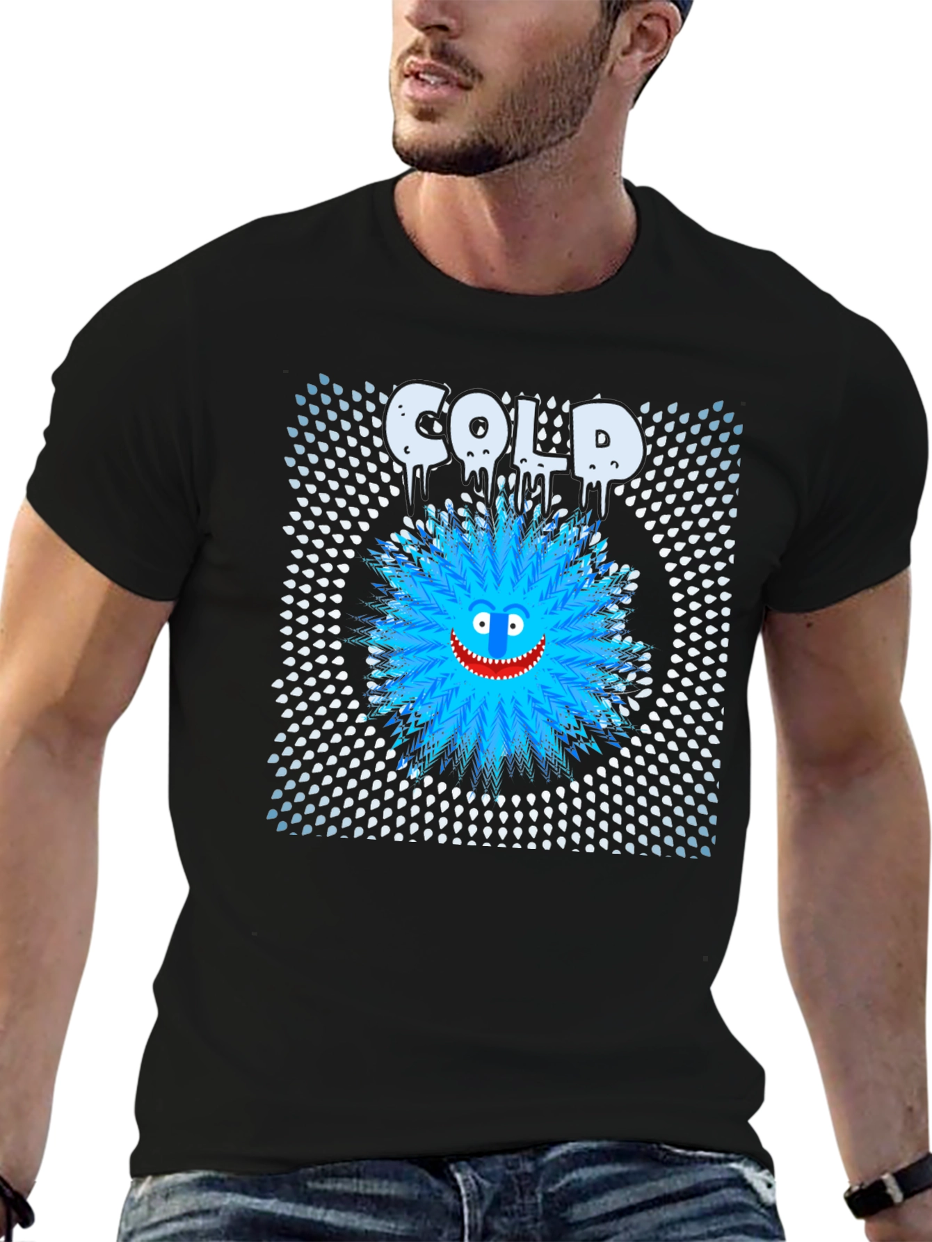 Cold Character Graphic T-Shirt