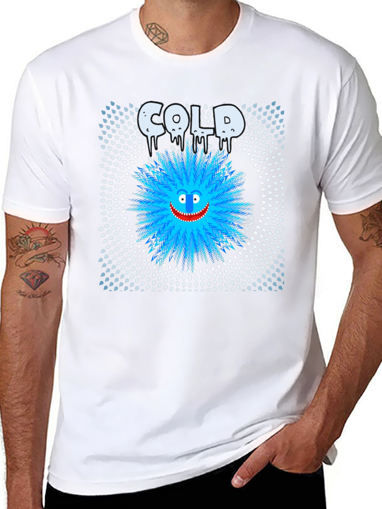 Cold Character Graphic T-Shirt