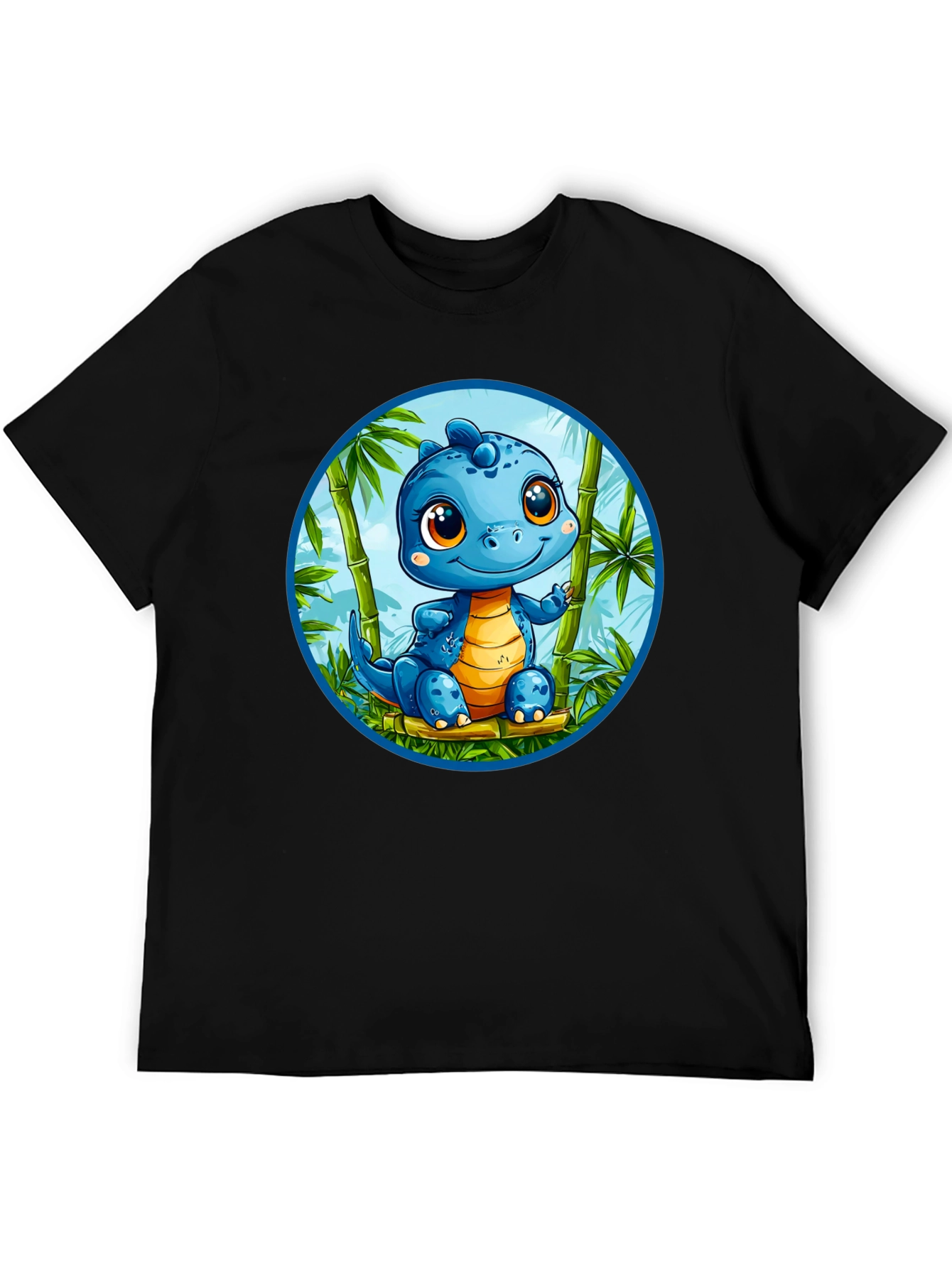 Cute Dinosaur Graphic T-Shirt