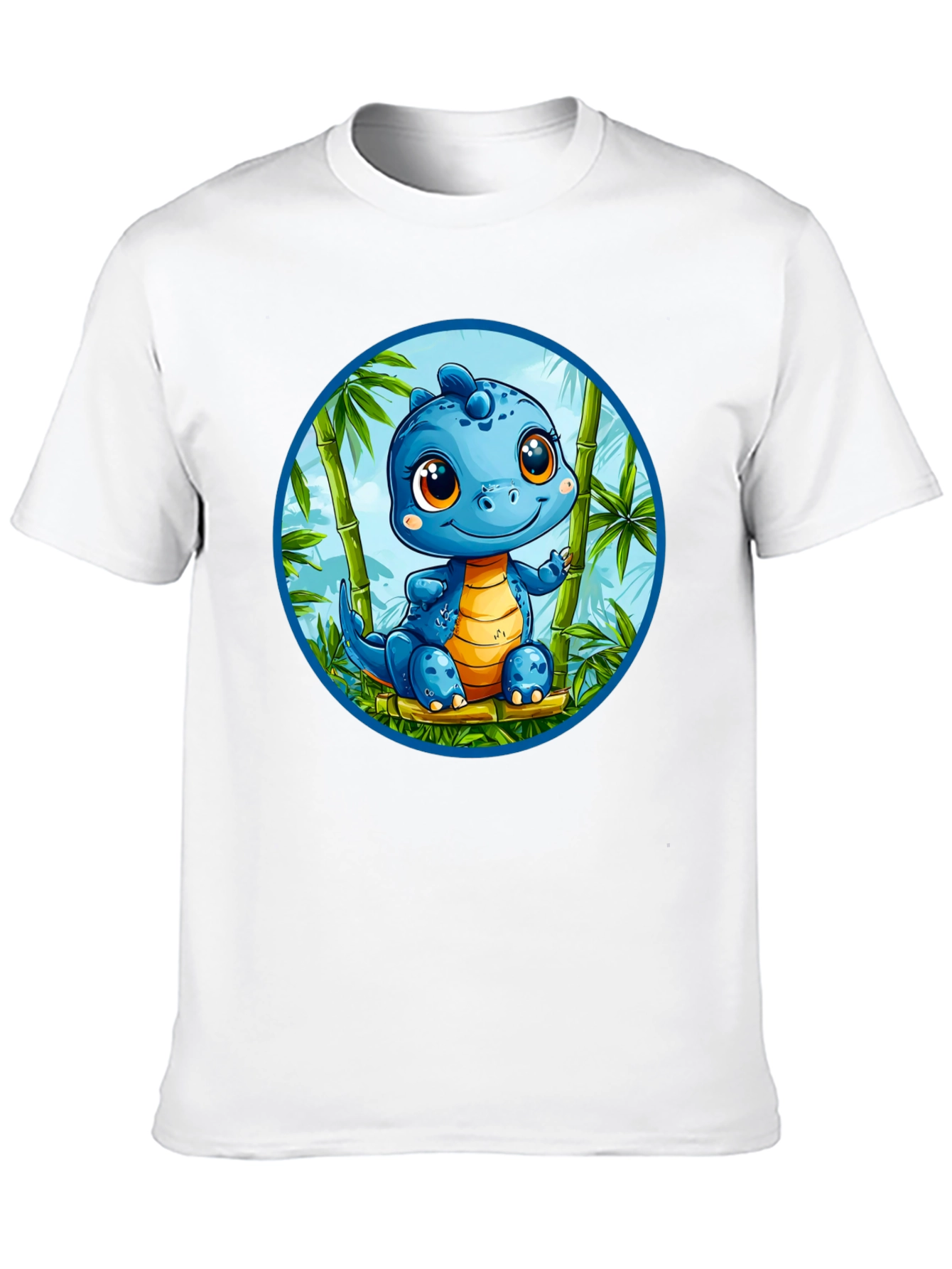 Cute Dinosaur Graphic T-Shirt