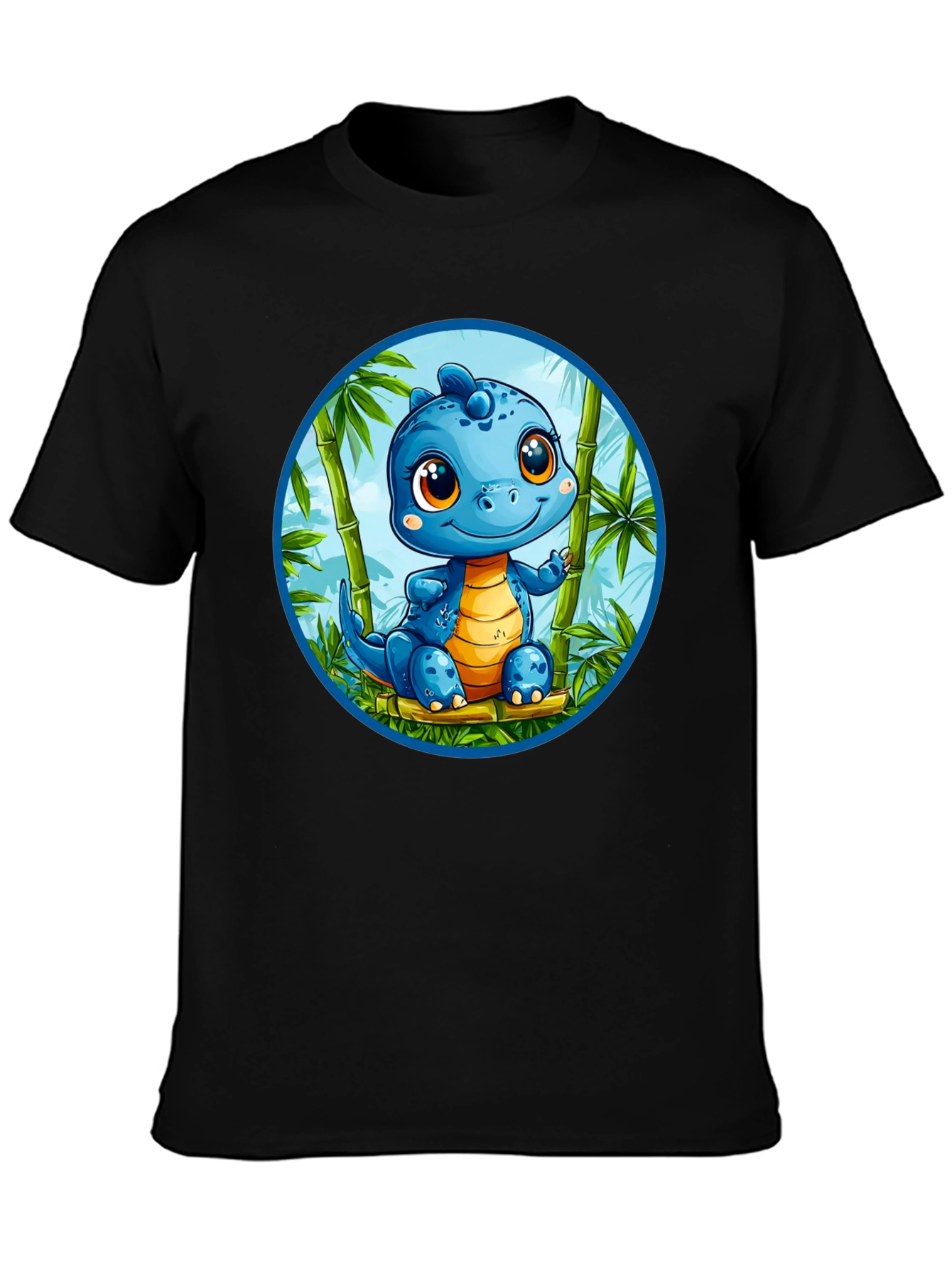 Cute Dinosaur Graphic T-Shirt