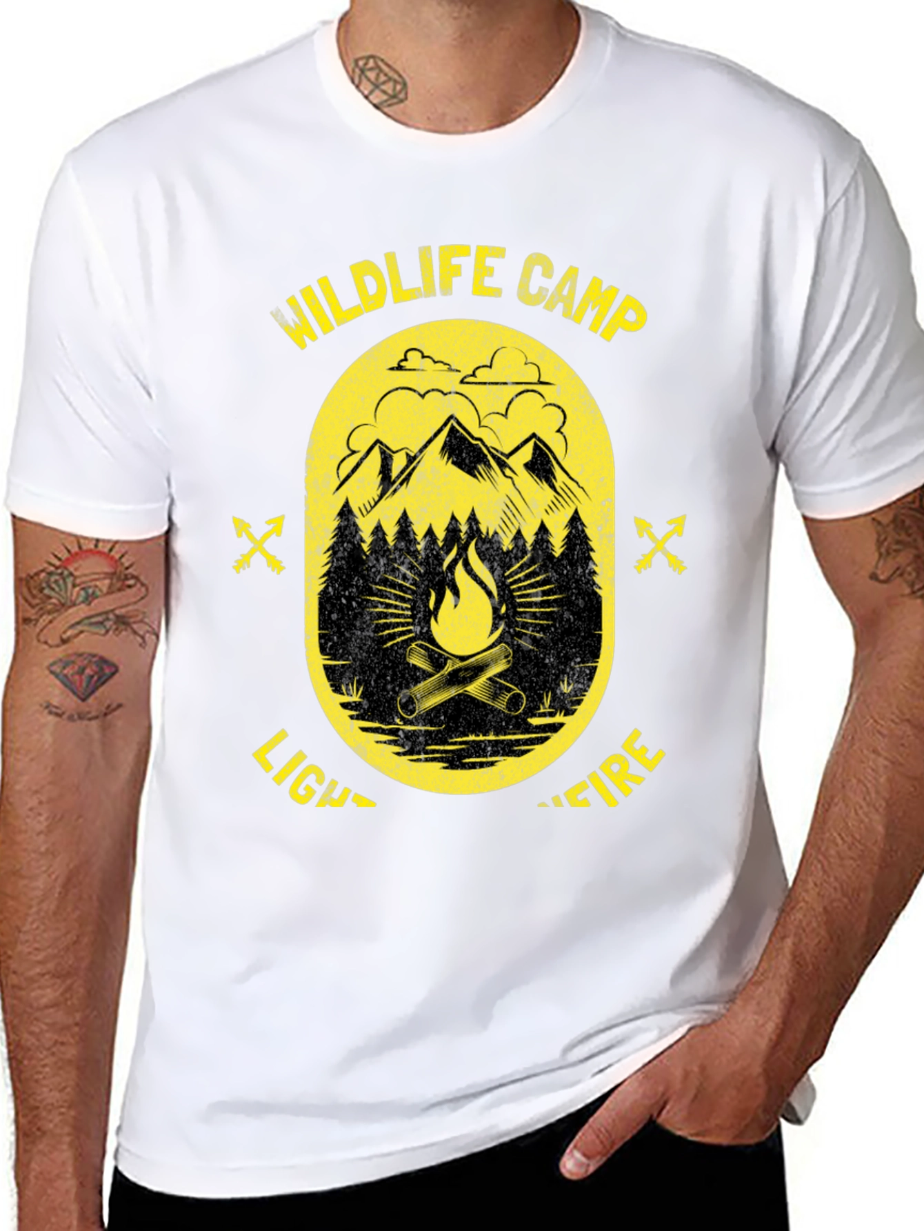 Wildlife Campfire Graphic Tee