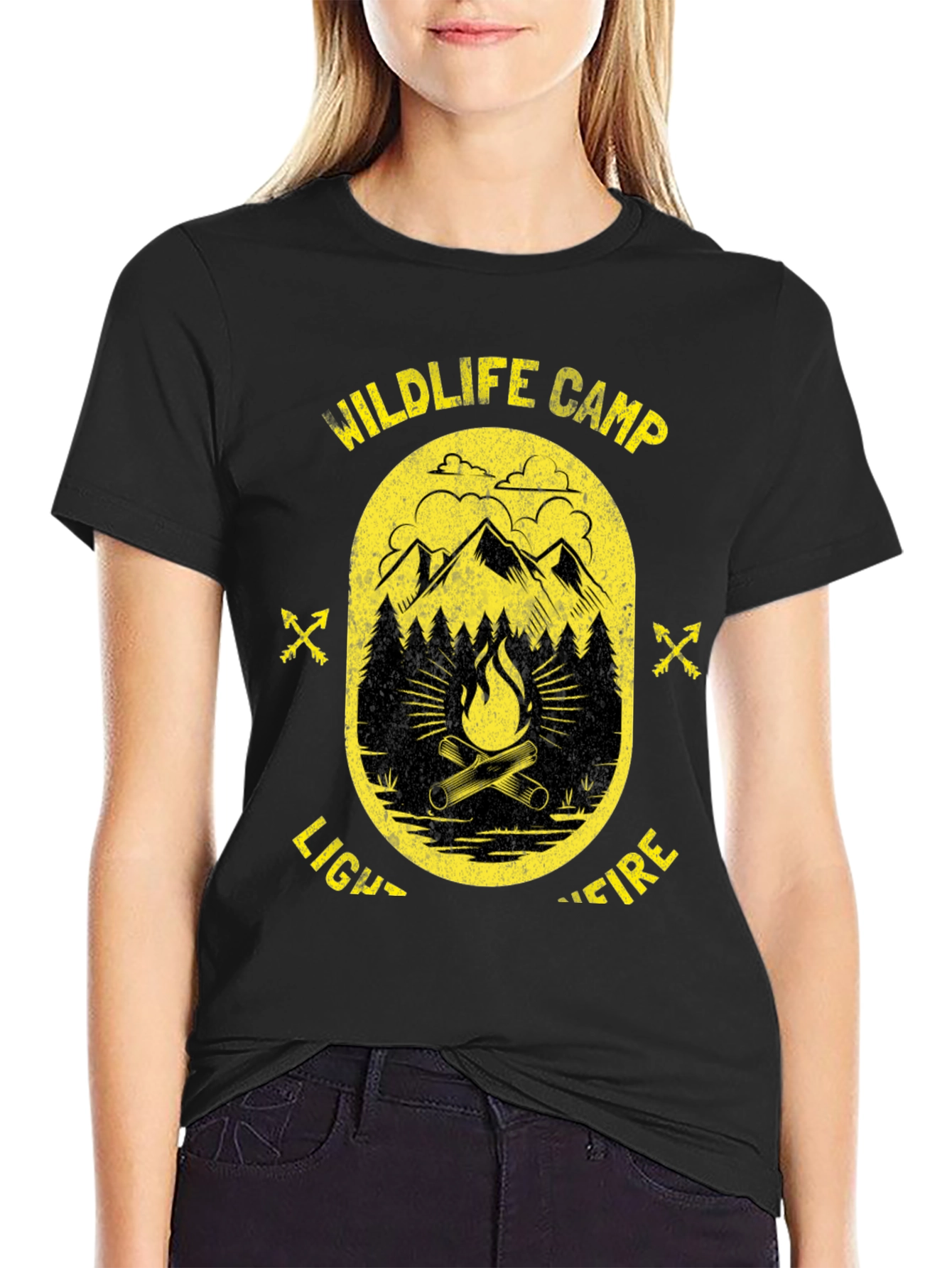 Wildlife Campfire Graphic Tee