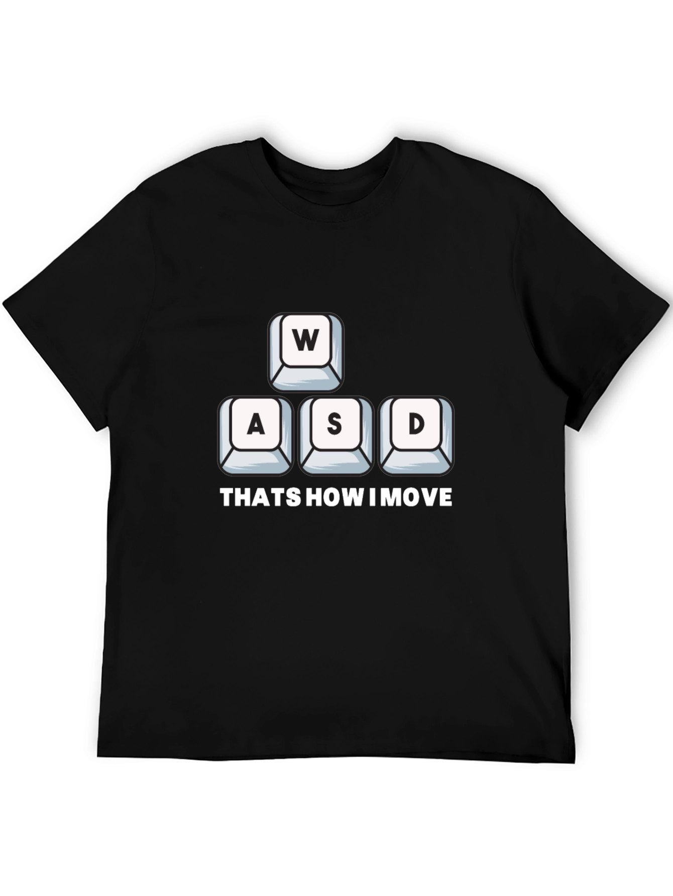 Gamer Move T-Shirt - WASD Keys Design