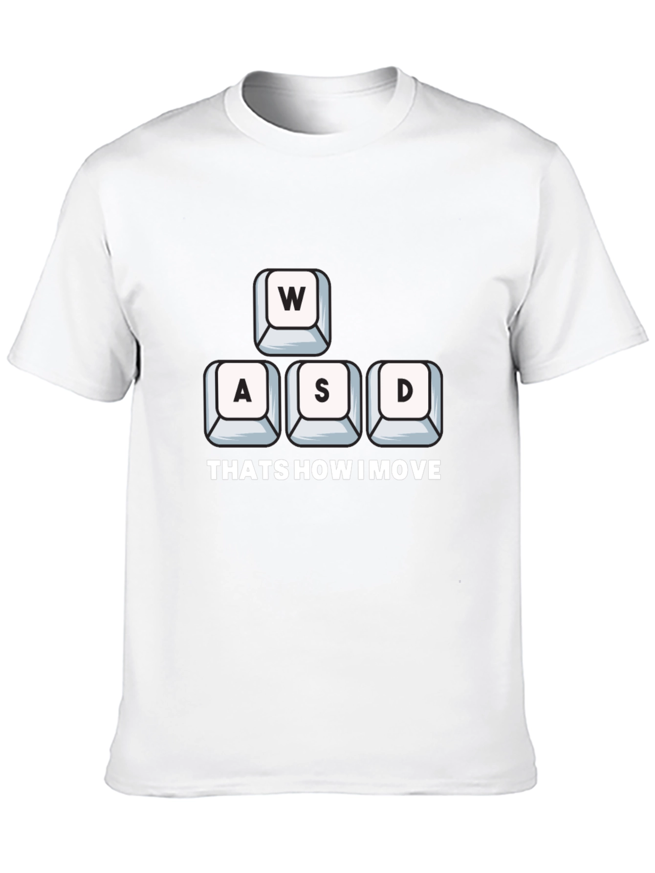 Gamer Move T-Shirt - WASD Keys Design
