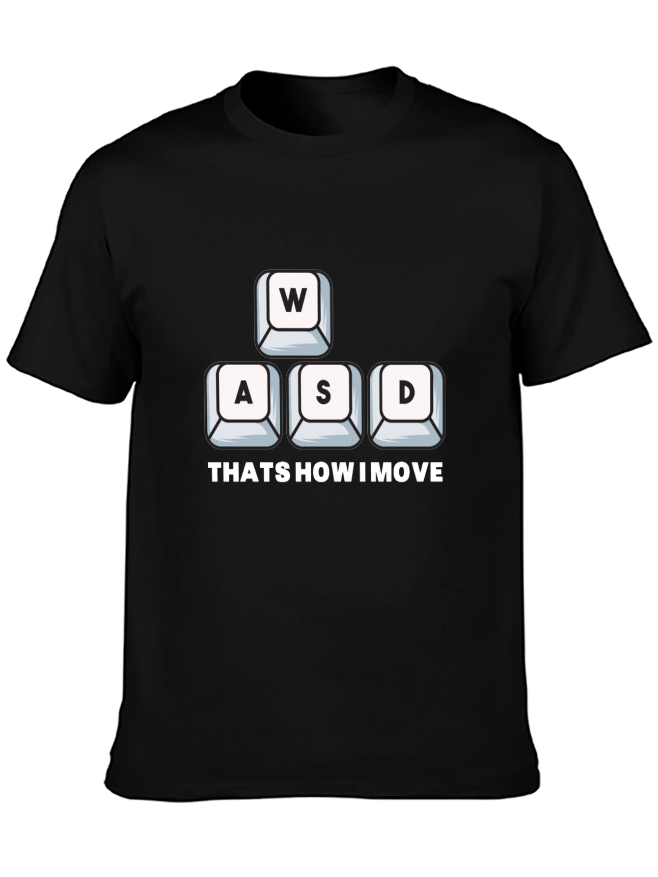 Gamer Move T-Shirt - WASD Keys Design