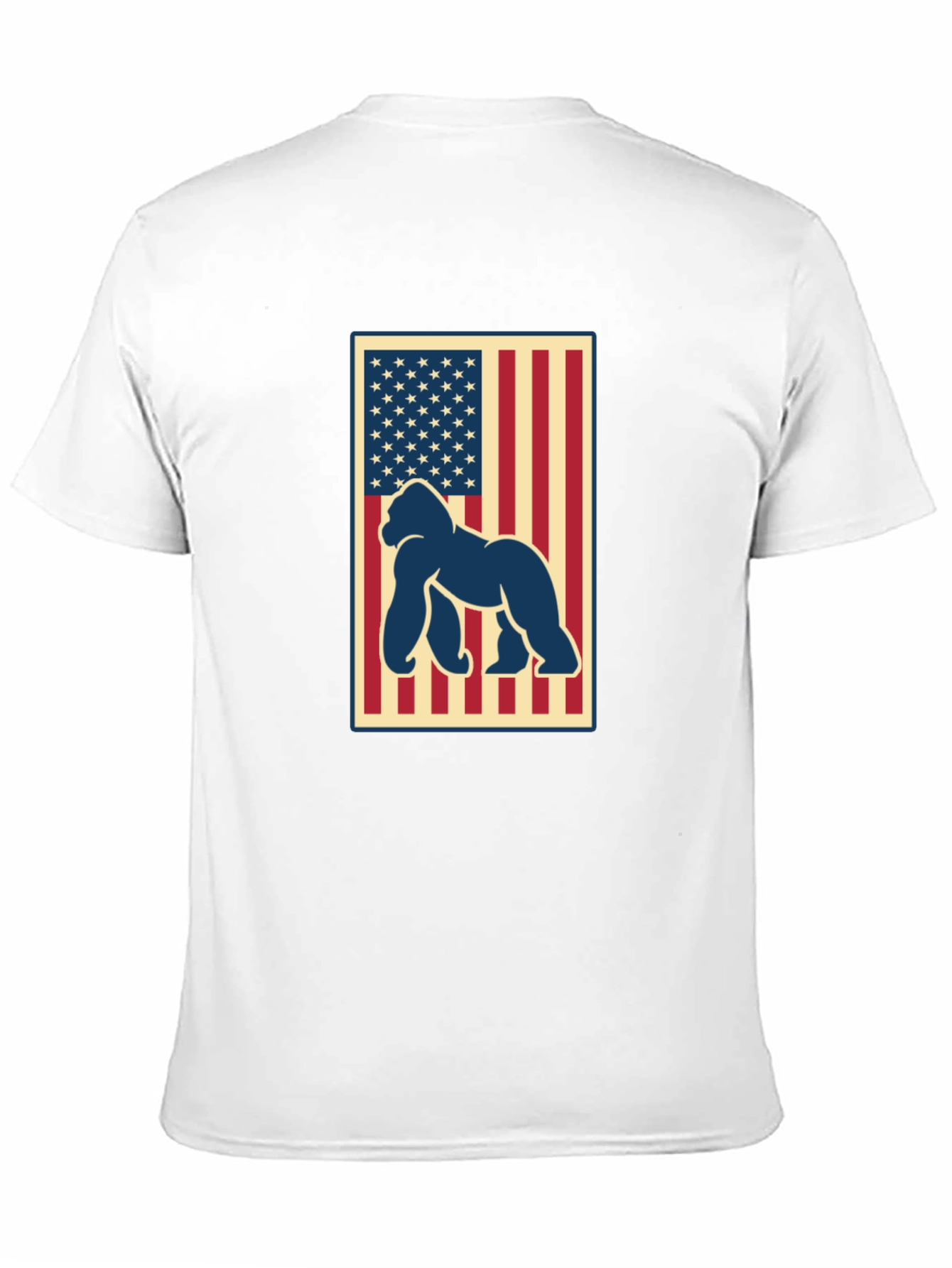 American Gorilla Patriotic Graphic Tee