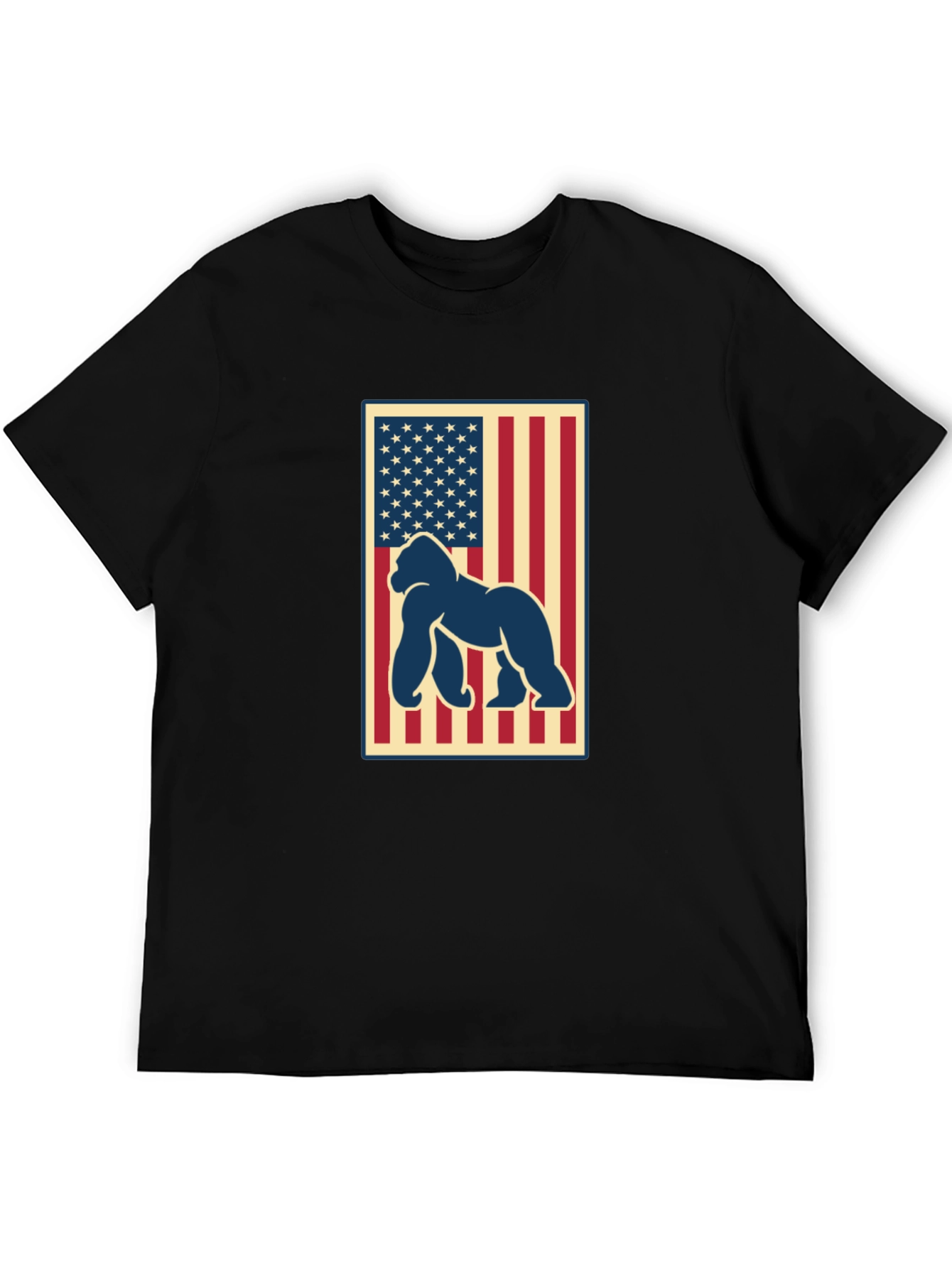 American Gorilla Patriotic Graphic Tee