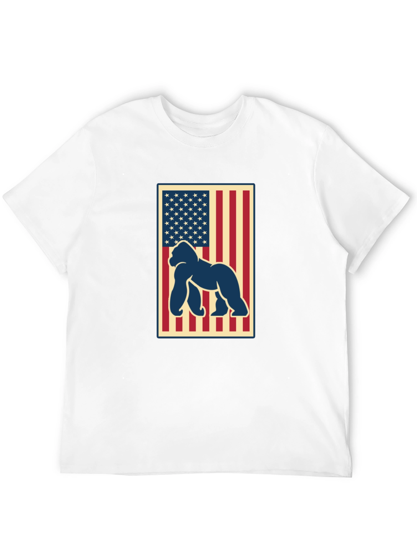 American Gorilla Patriotic Graphic Tee