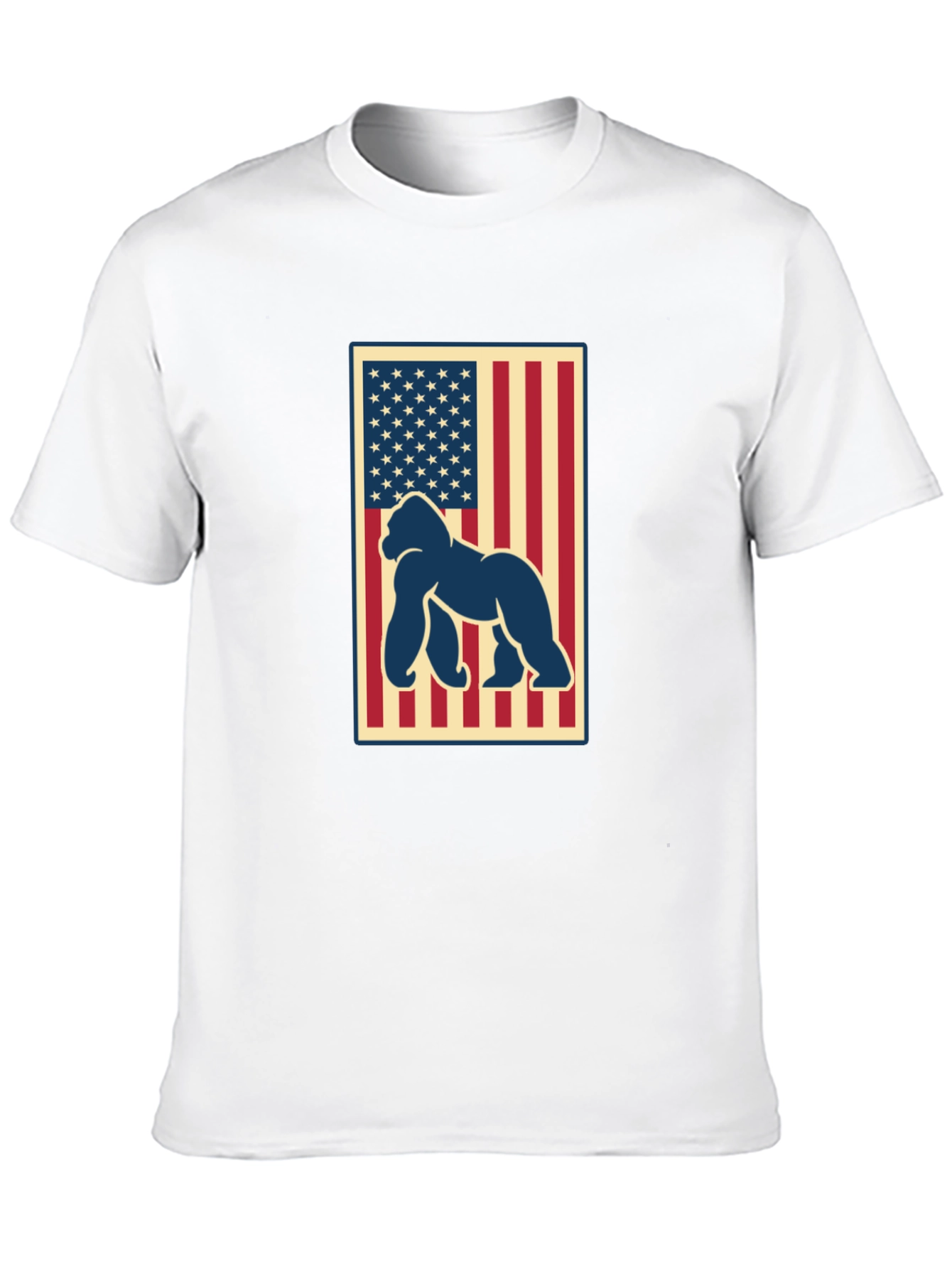 American Gorilla Patriotic Graphic Tee