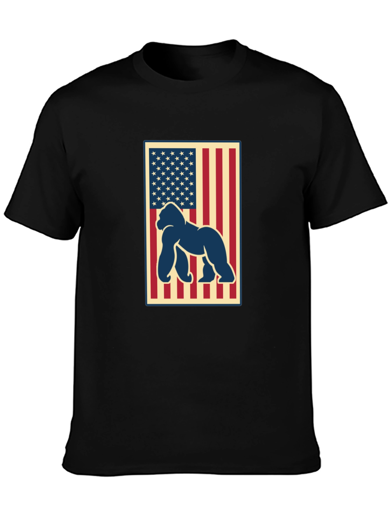 American Gorilla Patriotic Graphic Tee
