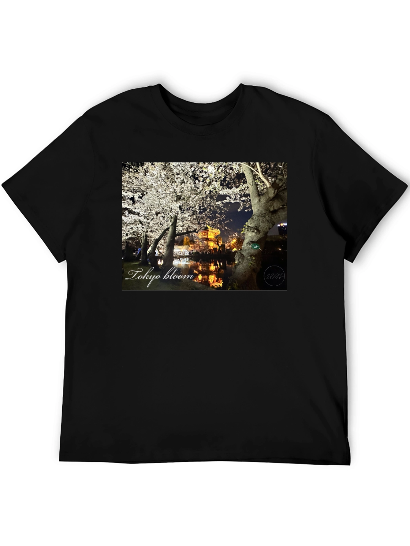 Tokyo Bloom Black T-Shirt