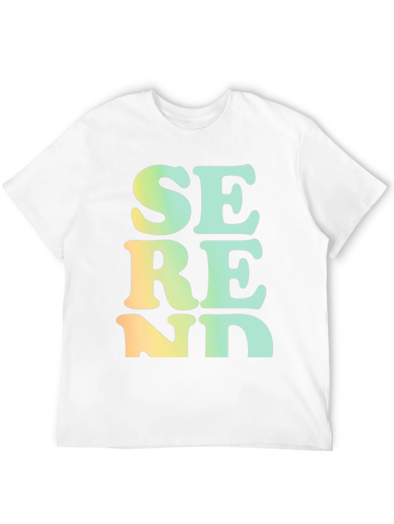Serene Gradient T-Shirt - Black
