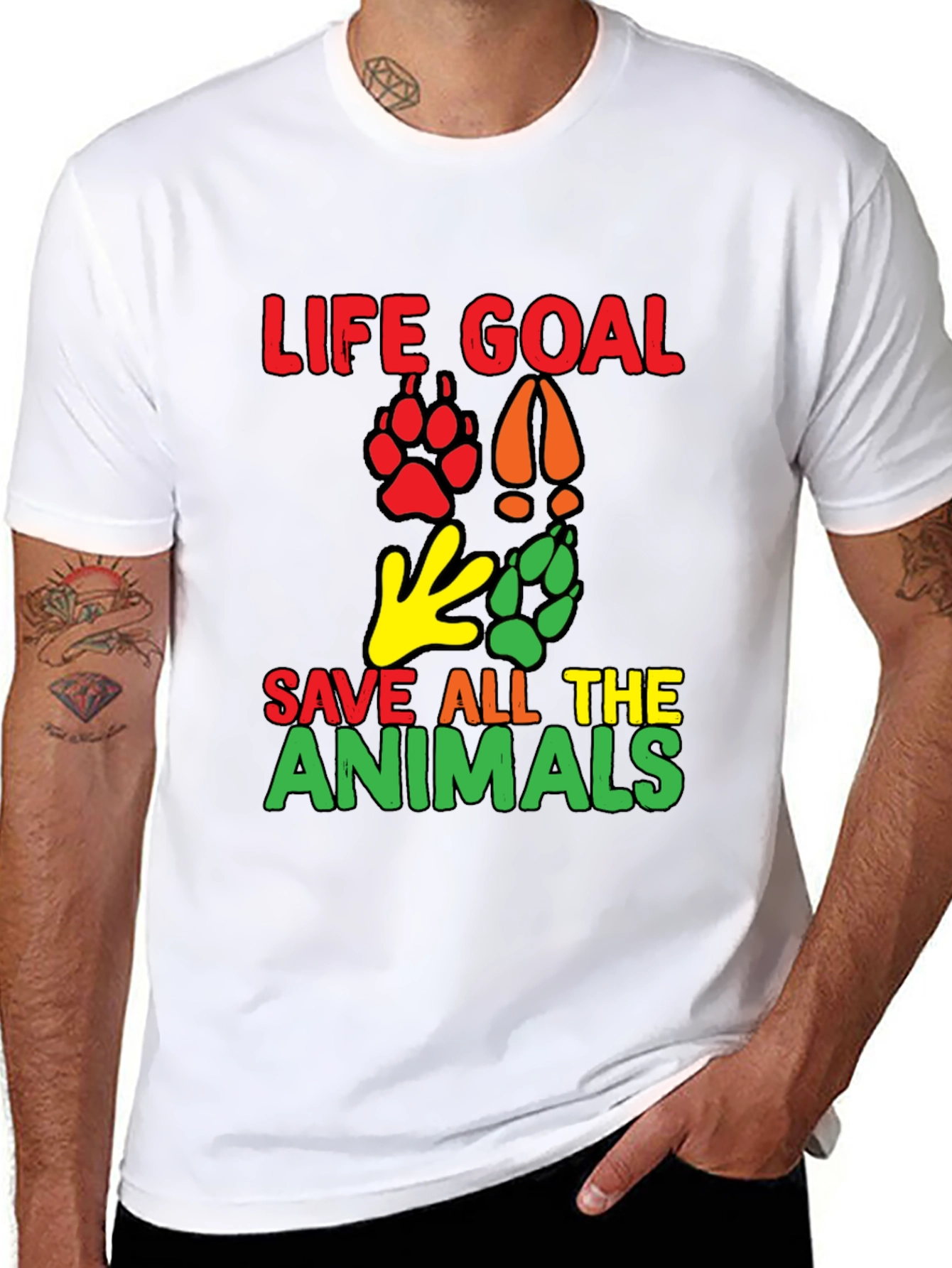 Save All The Animals Graphic Tee