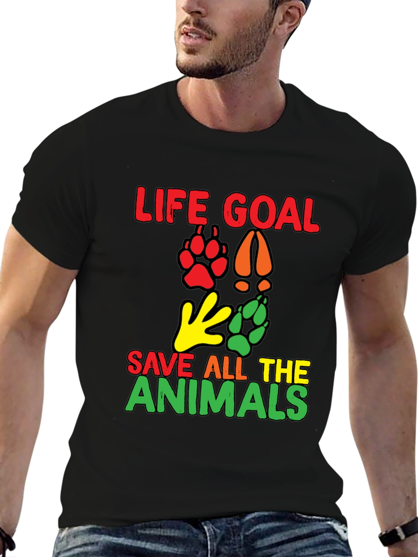 Save All The Animals Graphic Tee