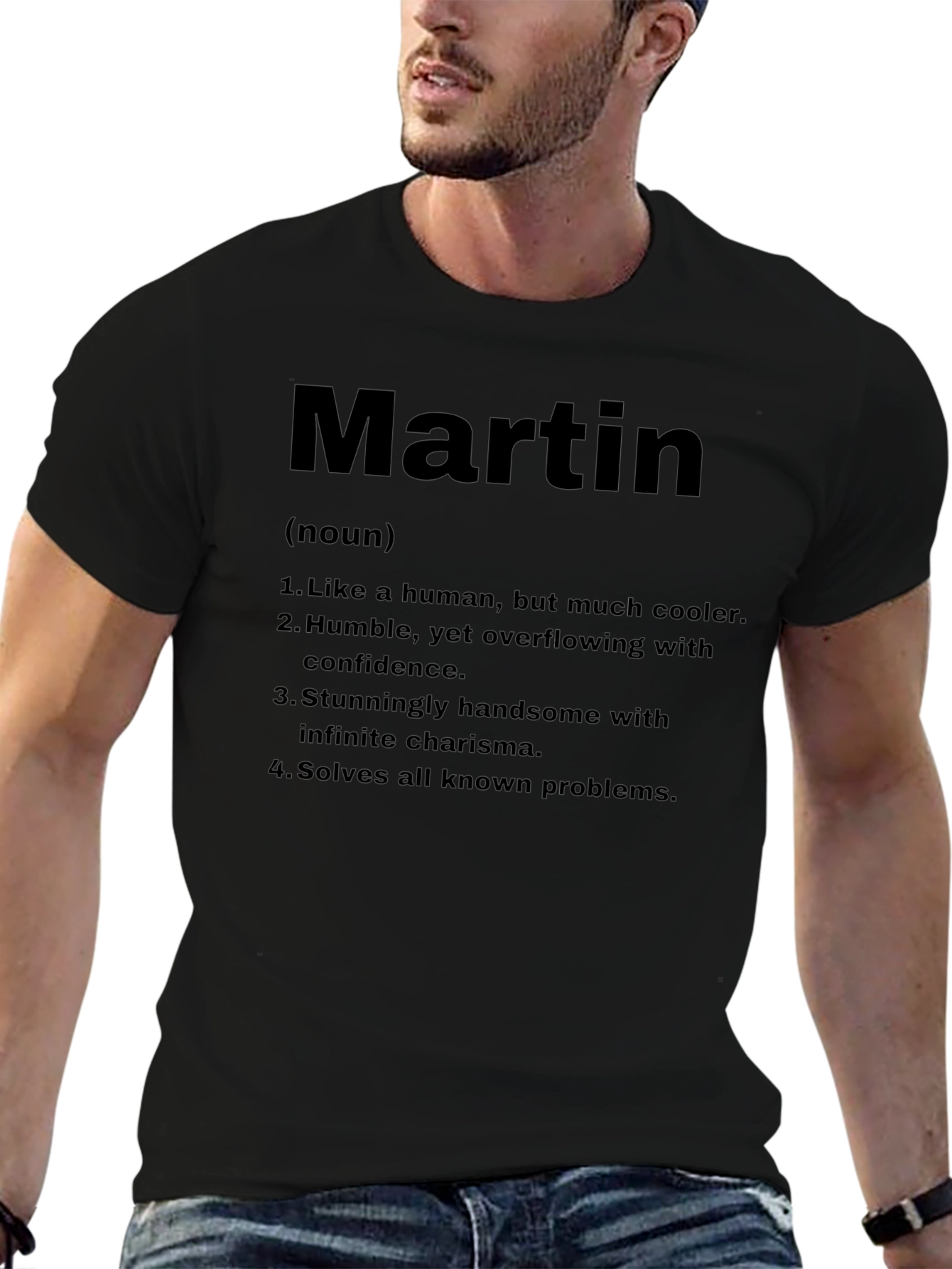 Martin Definition T-Shirt Funny Personalized Name Tee