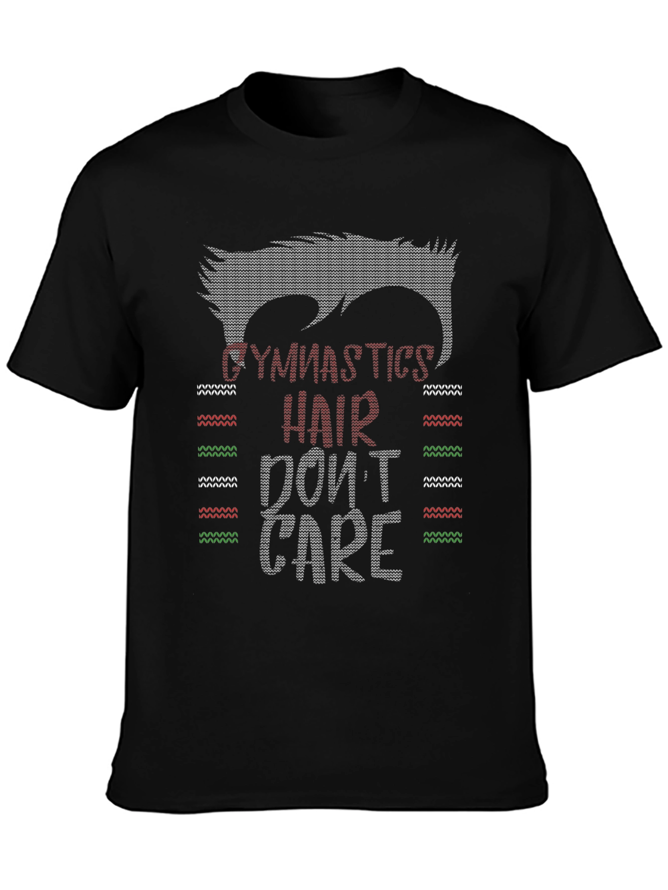 Gymnastics Hair Dont Care Graphic T-Shirt