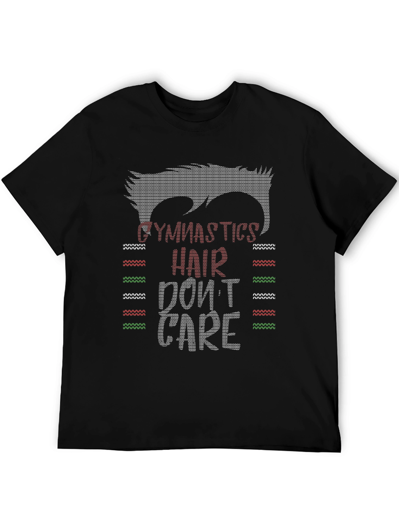 Gymnastics Hair Dont Care Graphic T-Shirt