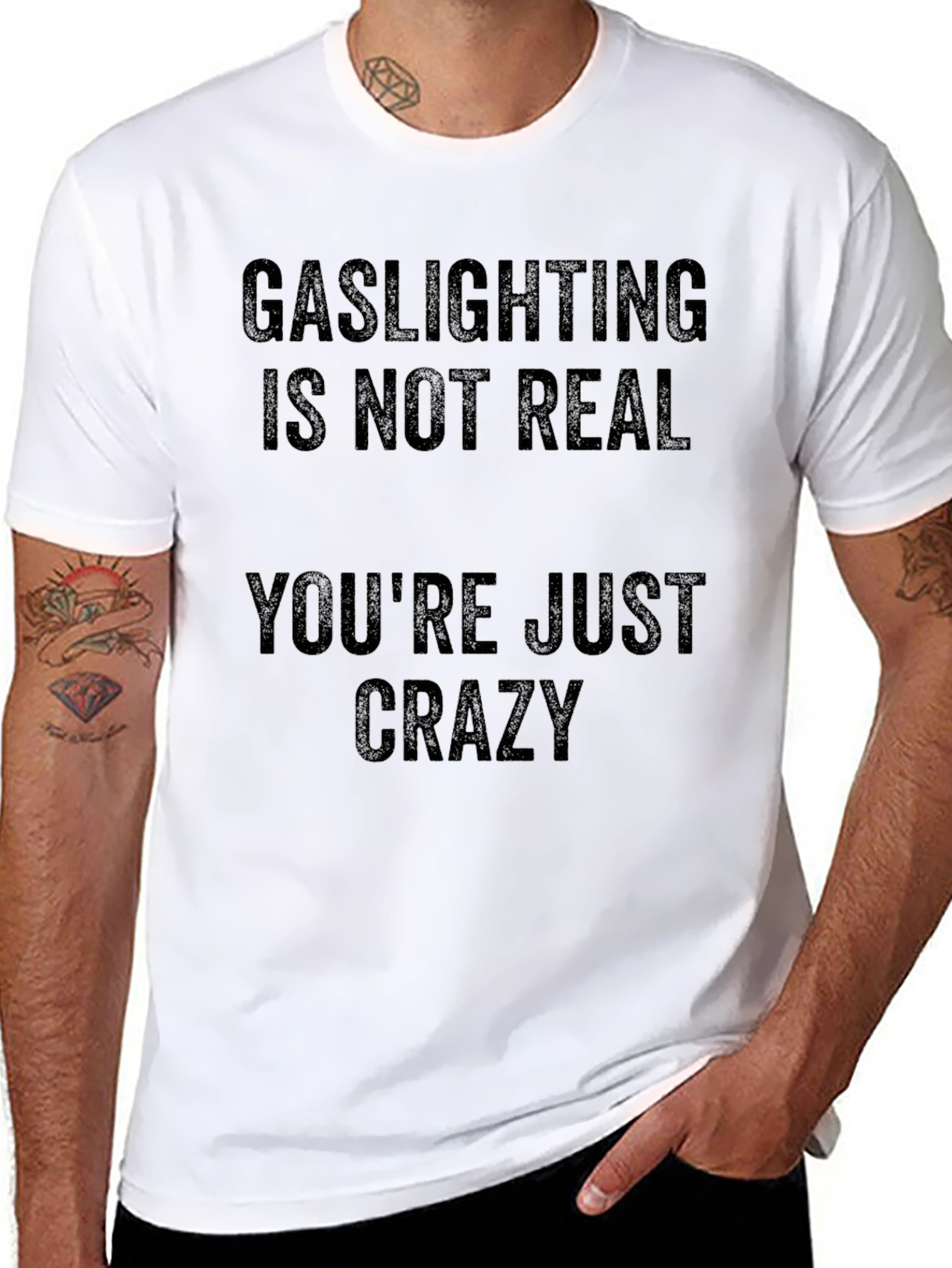 Gaslighting is Not Real Graphic Tee