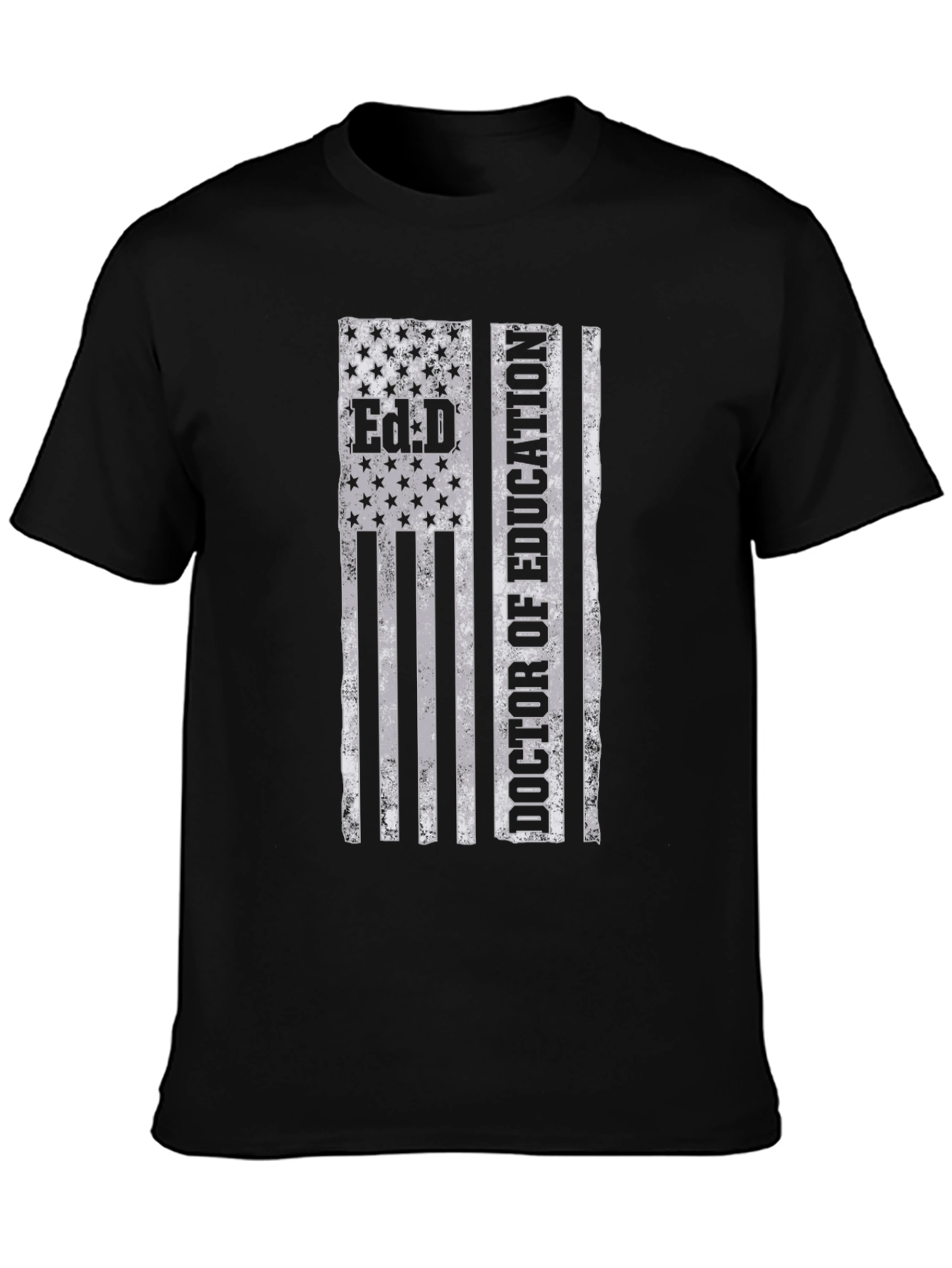 Ed.D. Doctor of Education American Flag T-Shirt