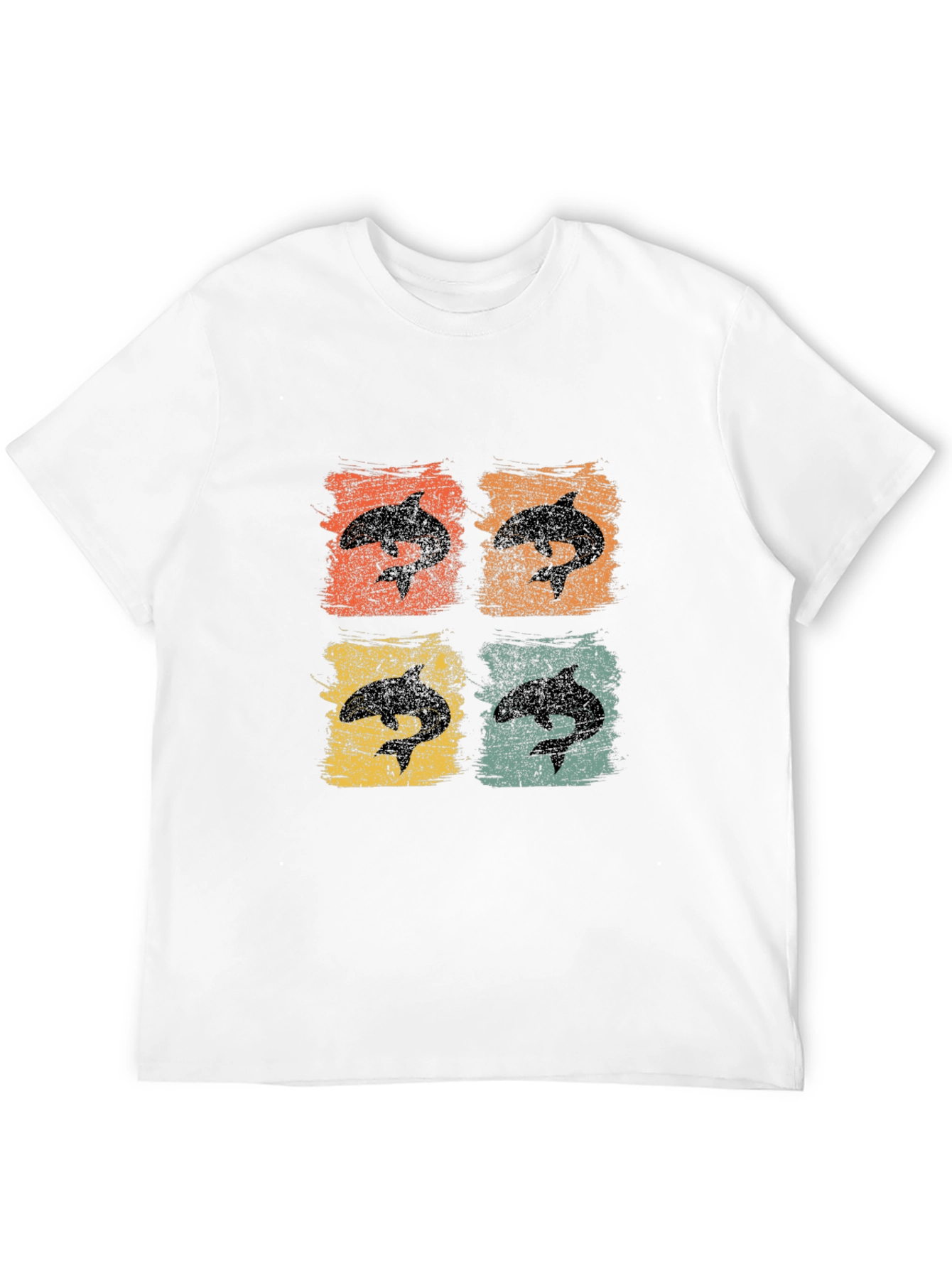 Retro Orca Whale T-Shirt