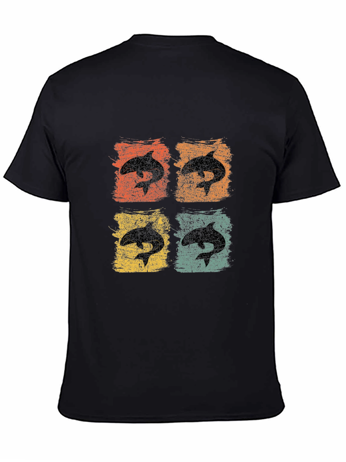 Retro Orca Whale T-Shirt