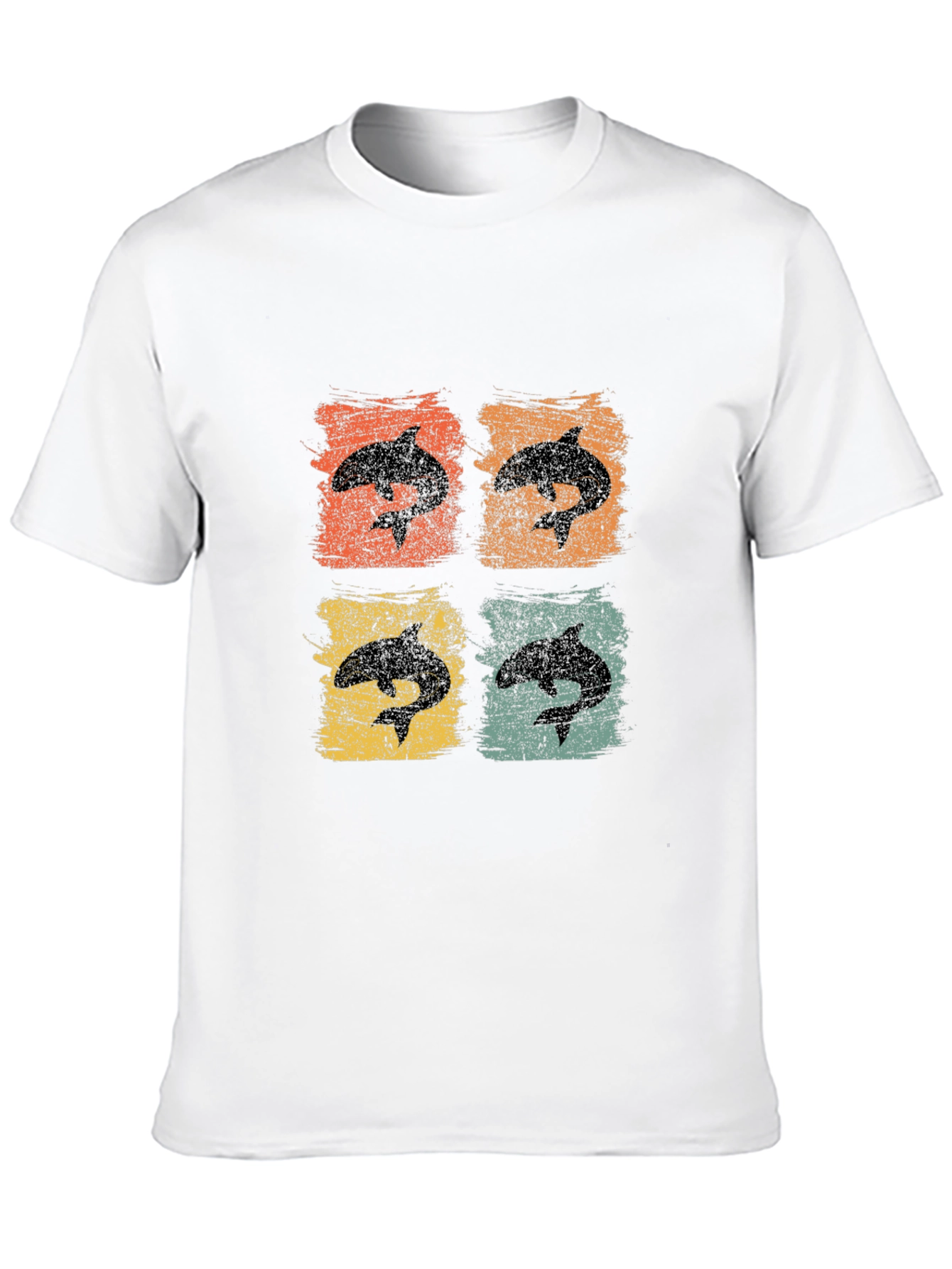 Retro Orca Whale T-Shirt