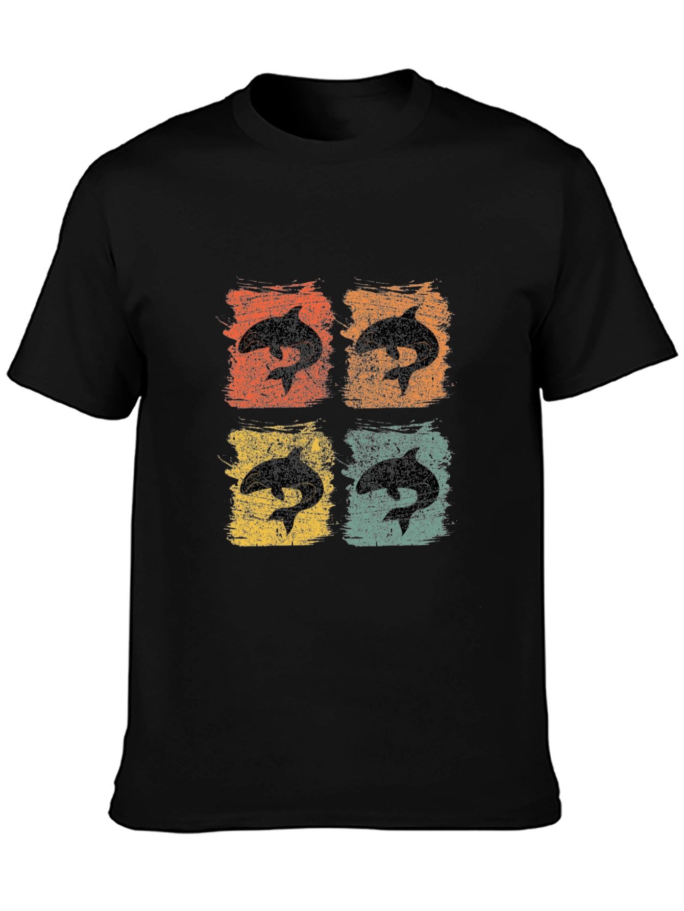 Retro Orca Whale T-Shirt