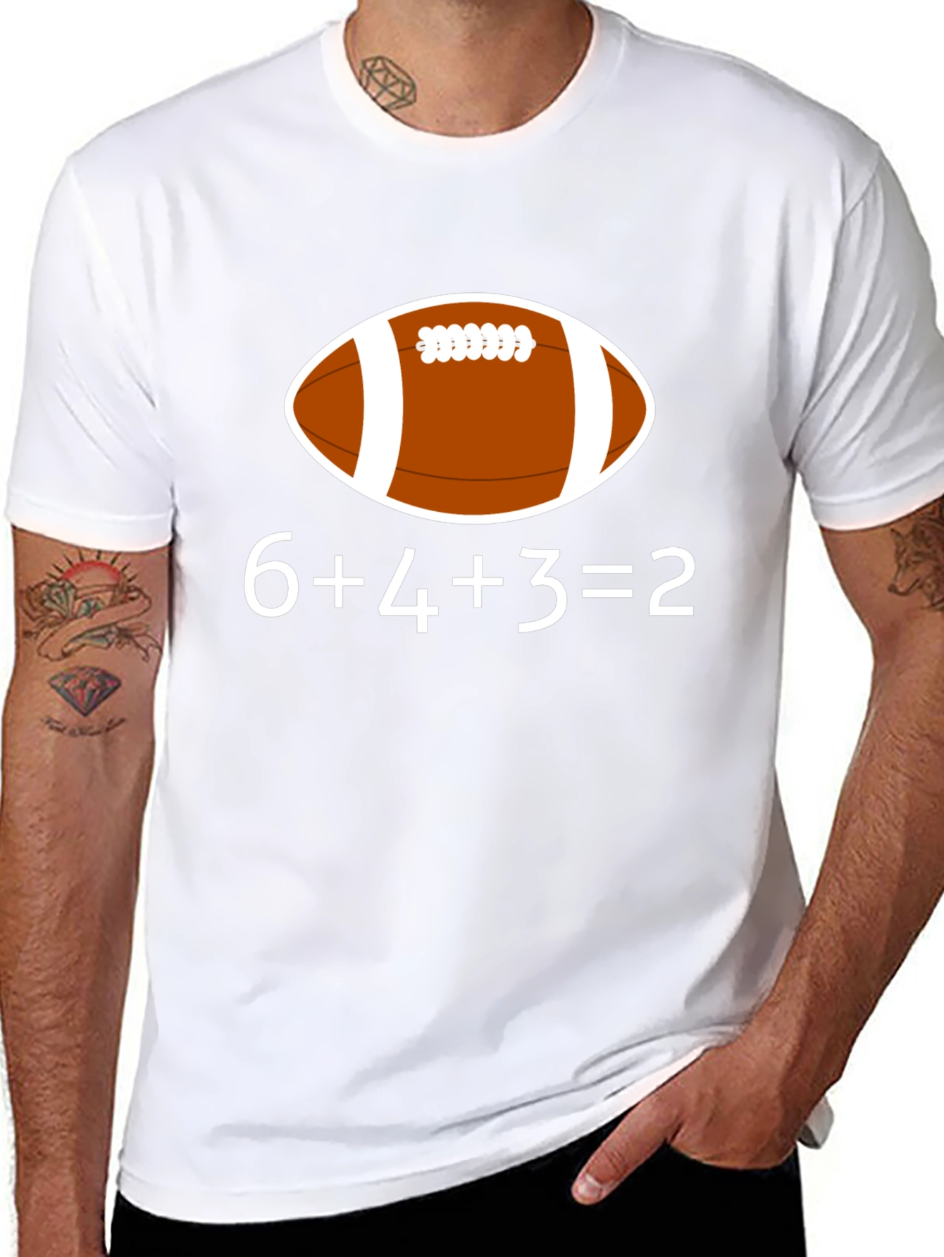 Funny Football Math T-Shirt
